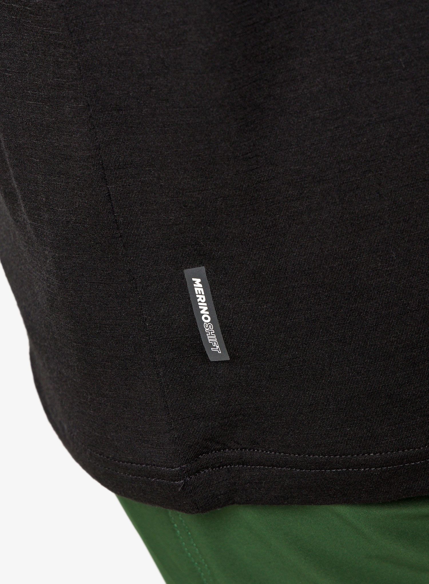 Kolesarska majica Mons Royale Tarn Merino Shift Raglan 3/4 - black