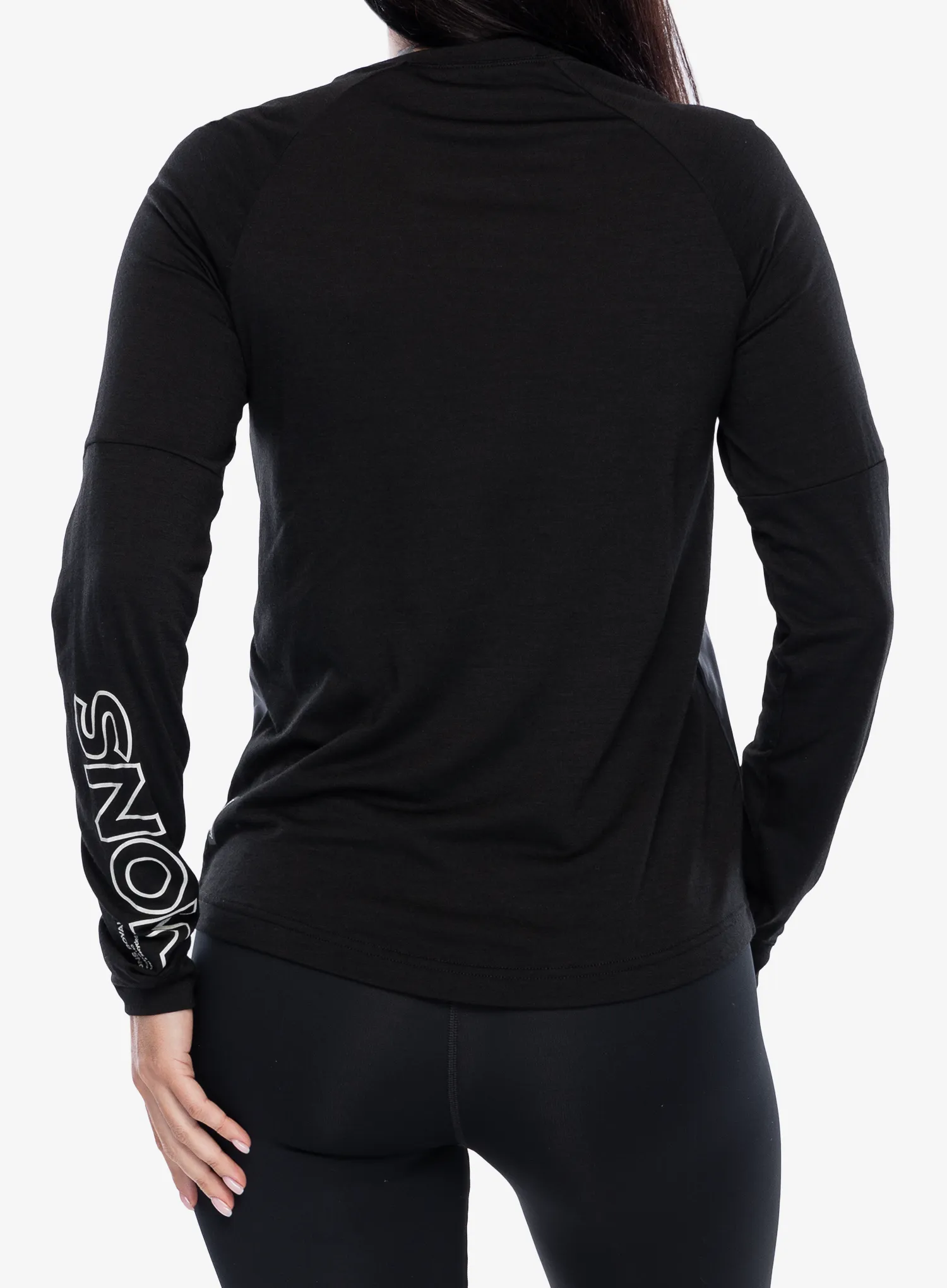 Ženska jopica Mons Royale Tarn Merino Shift Wind Jersey - black