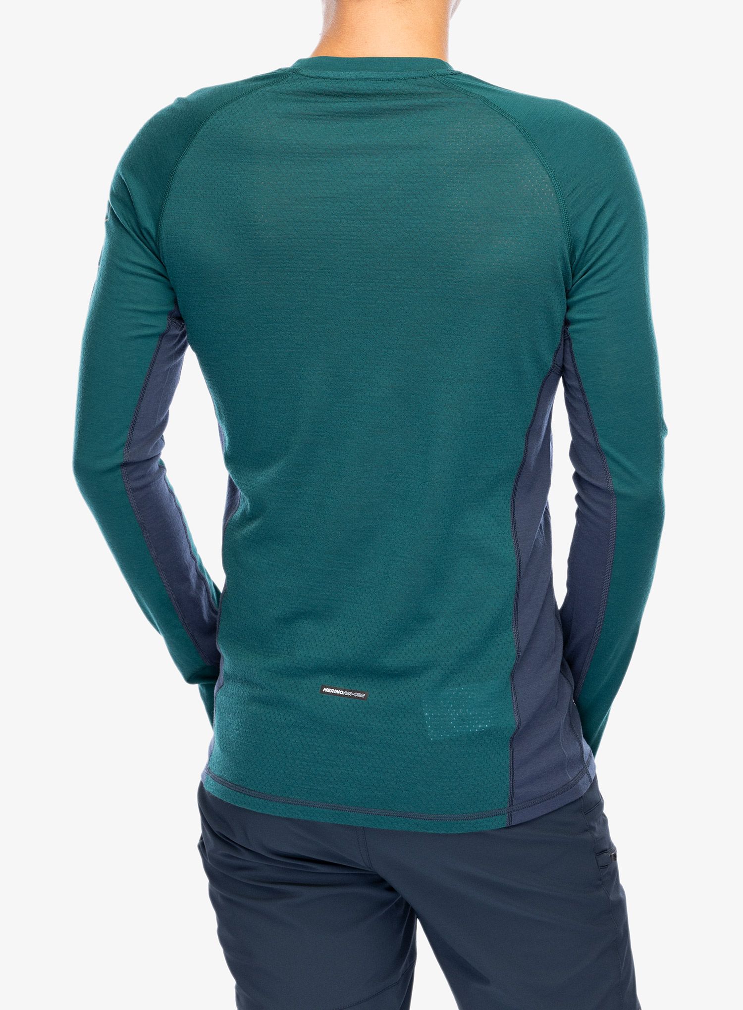 Termo flis jopa Mons Royale Temple Tech LS - evergreen/midnight