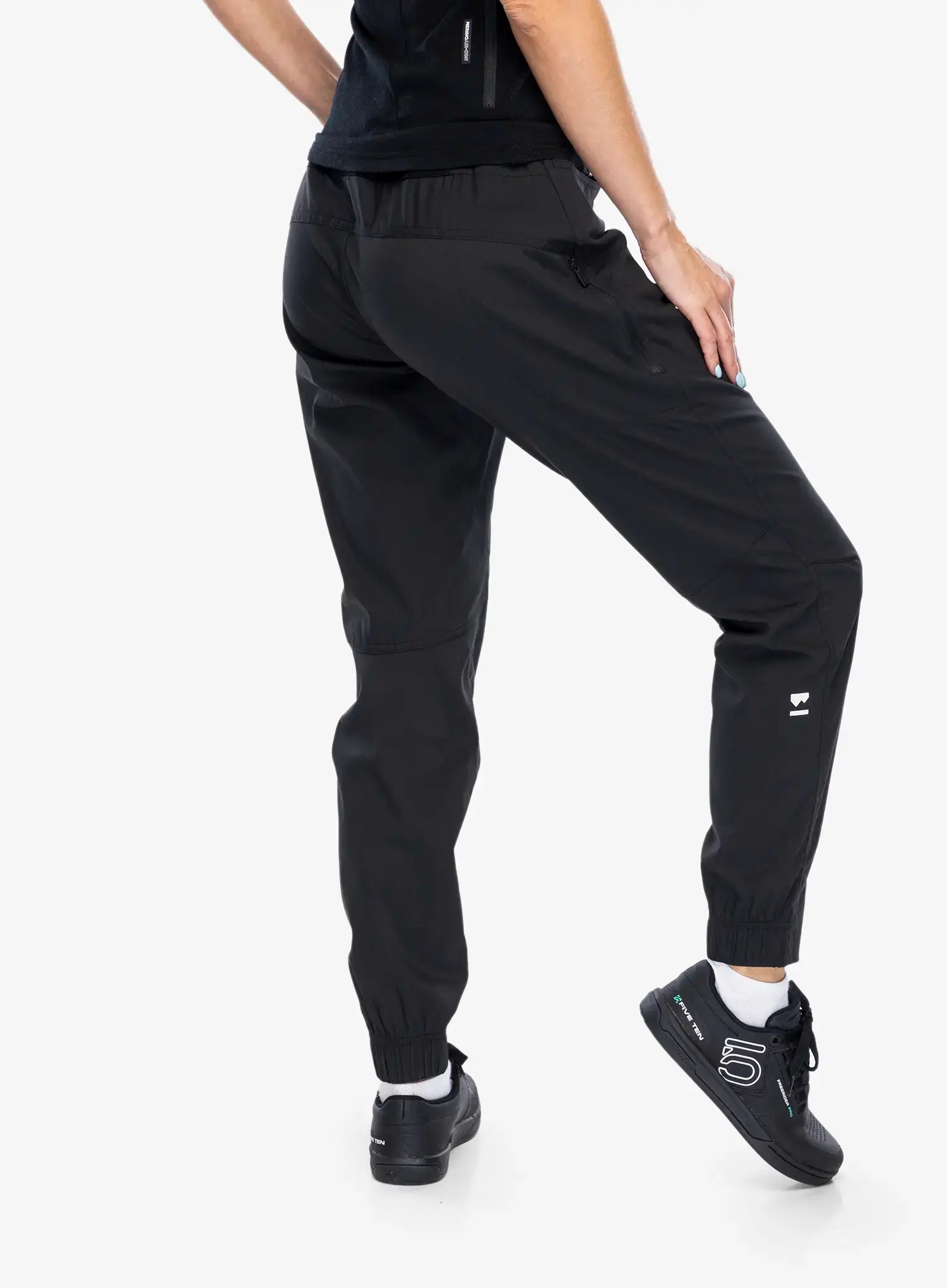 Ženske kolesarske hlače Mons Royale Virage Pants 2.0 - black