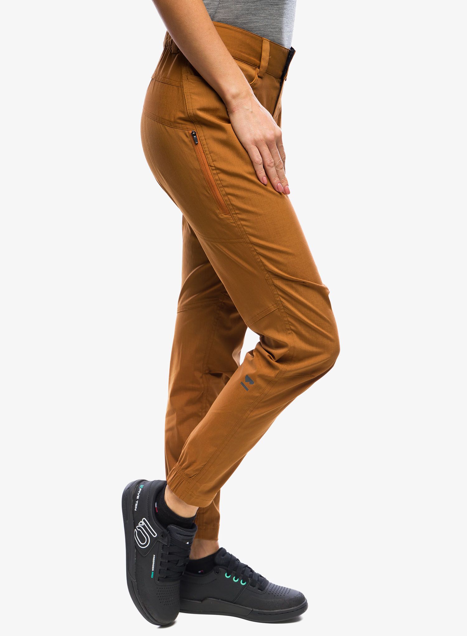Ženske hlače Mons Royale Virage Pants - copper