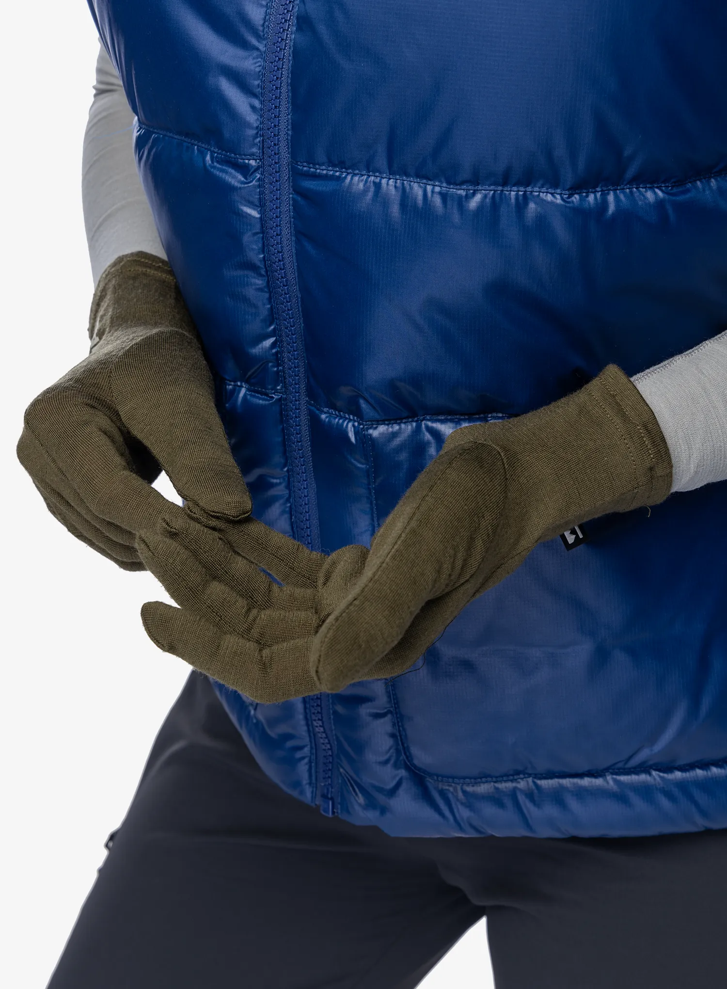 Rokavice Mons Royale Volta Merino Glove Liner - dark olive