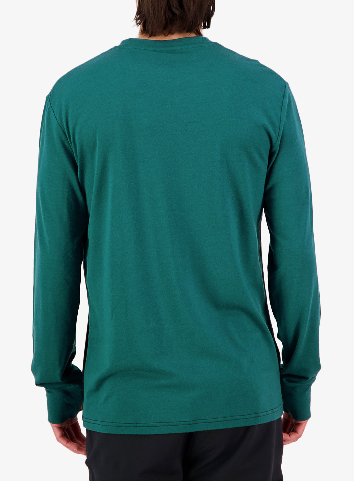 Majica z dolgimi rokavi Mons Royale Yotei LS - evergreen/black