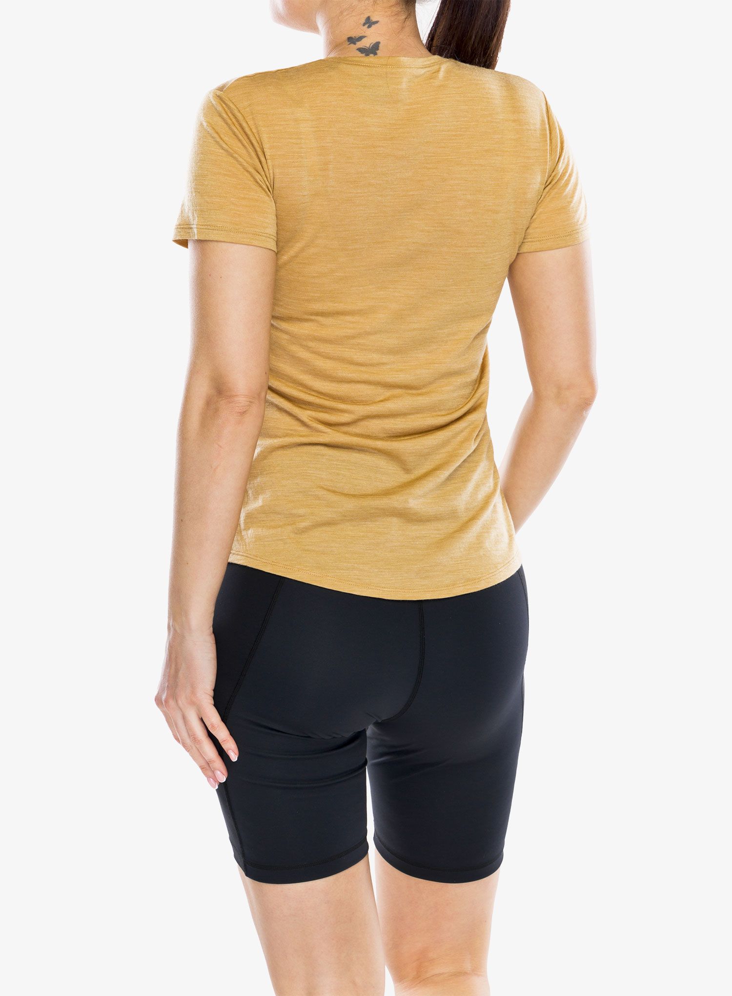 Ženska merino majica Mons Royale Zephyr Merino Cool Tee - smokey cumin
