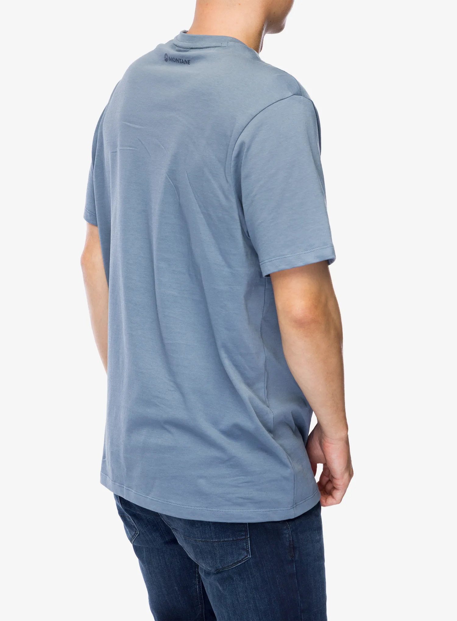 Majica s potiskom Montane Abstract Mountain T-Shirt - stone blue