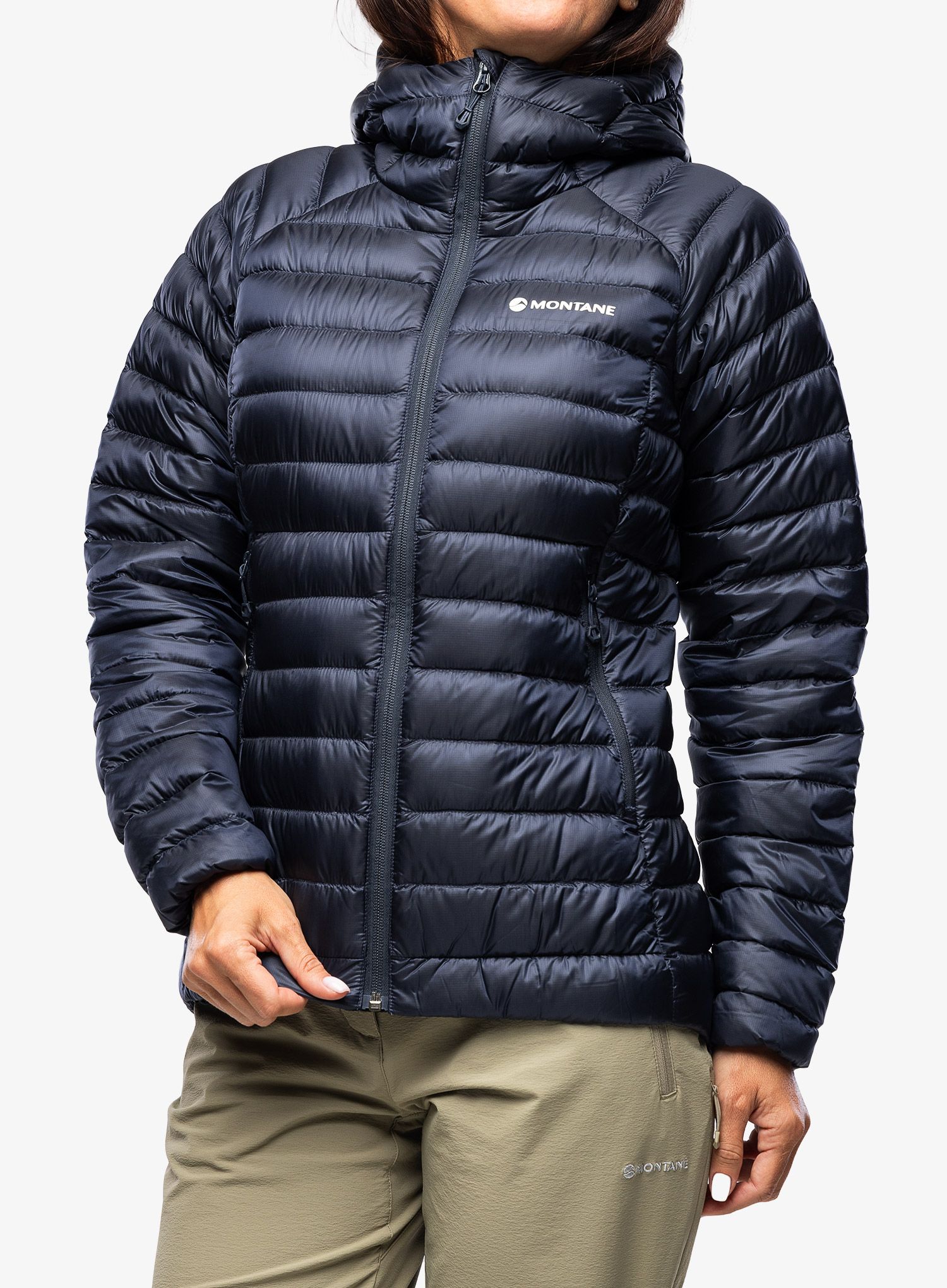 Ženska puhovka Montane Anti-Freeze Hoodie - eclipse blue