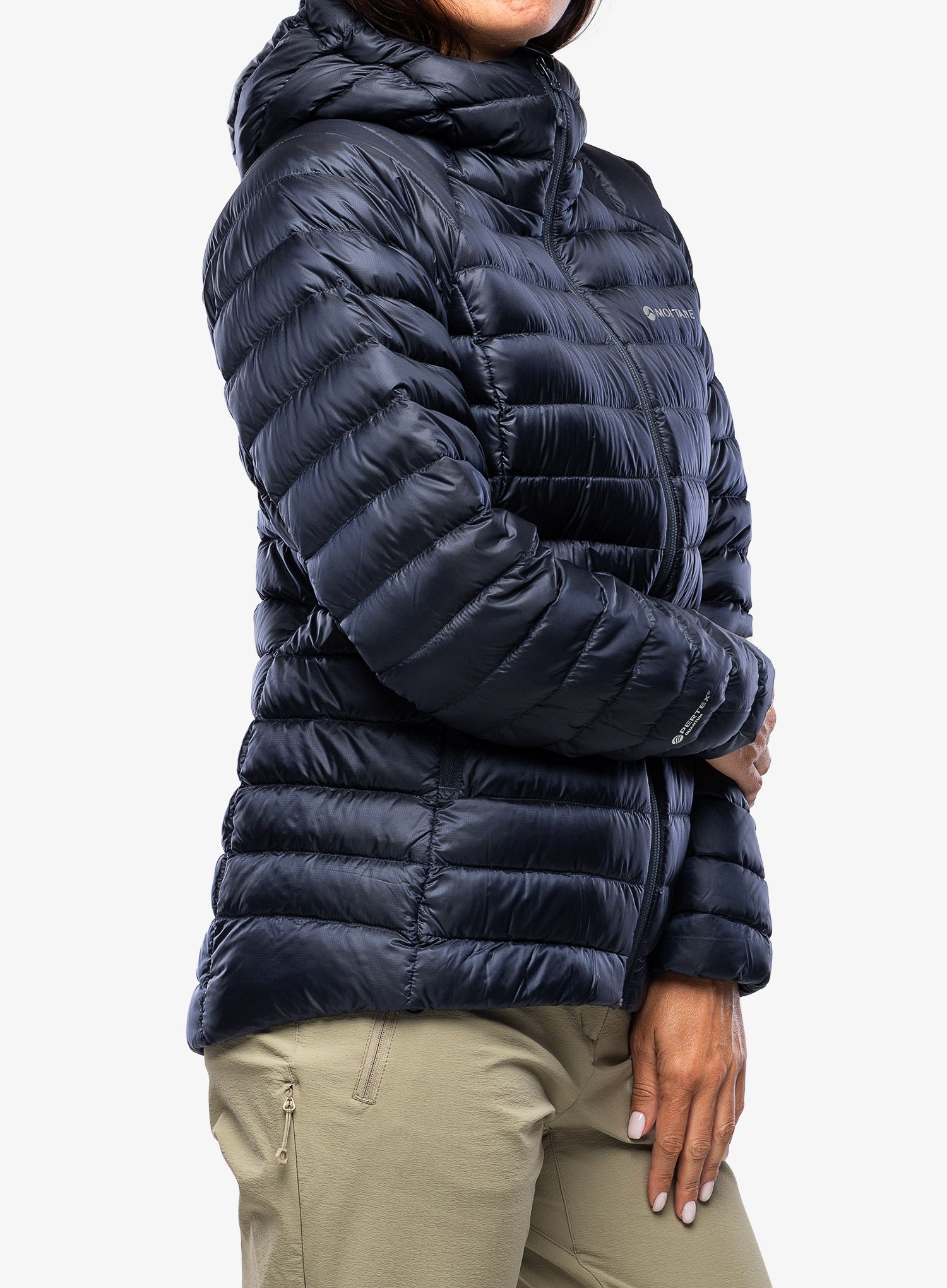 Ženska puhovka Montane Anti-Freeze Hoodie - eclipse blue