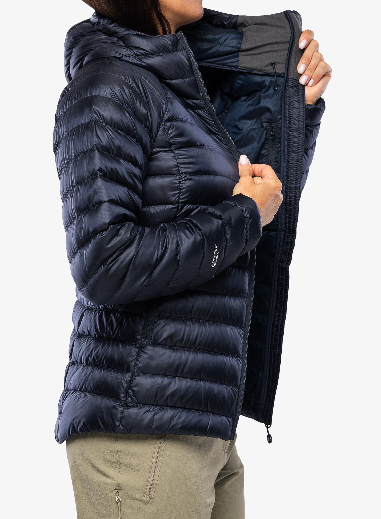 Ženska puhovka Montane Anti-Freeze Hoodie - eclipse blue