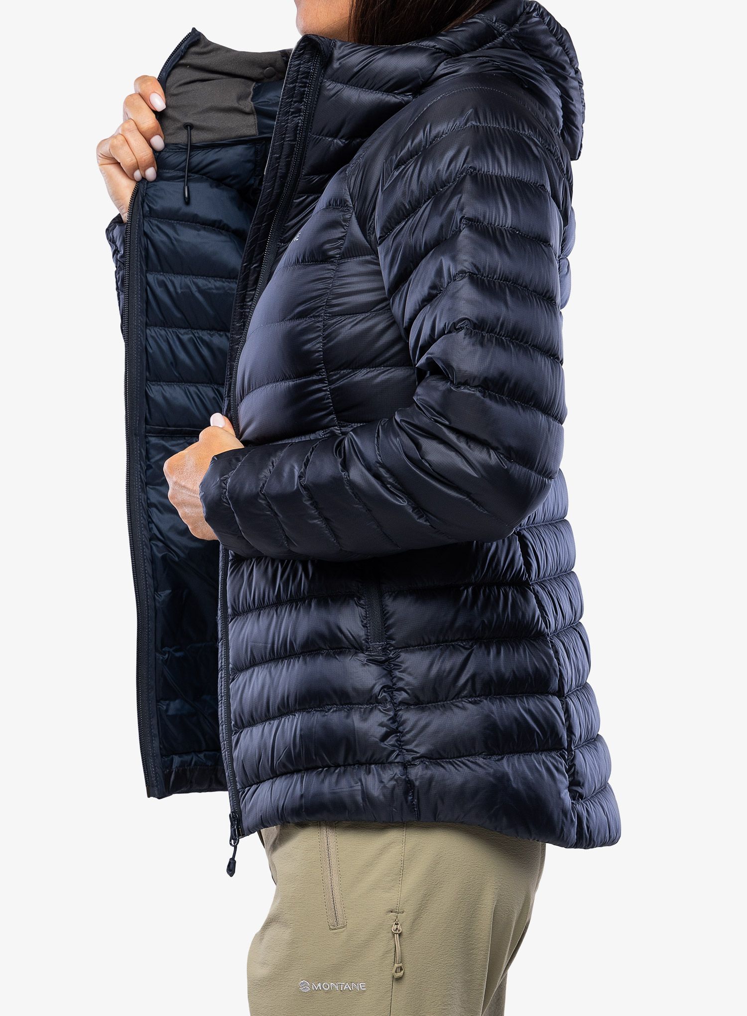Ženska puhovka Montane Anti-Freeze Hoodie - eclipse blue