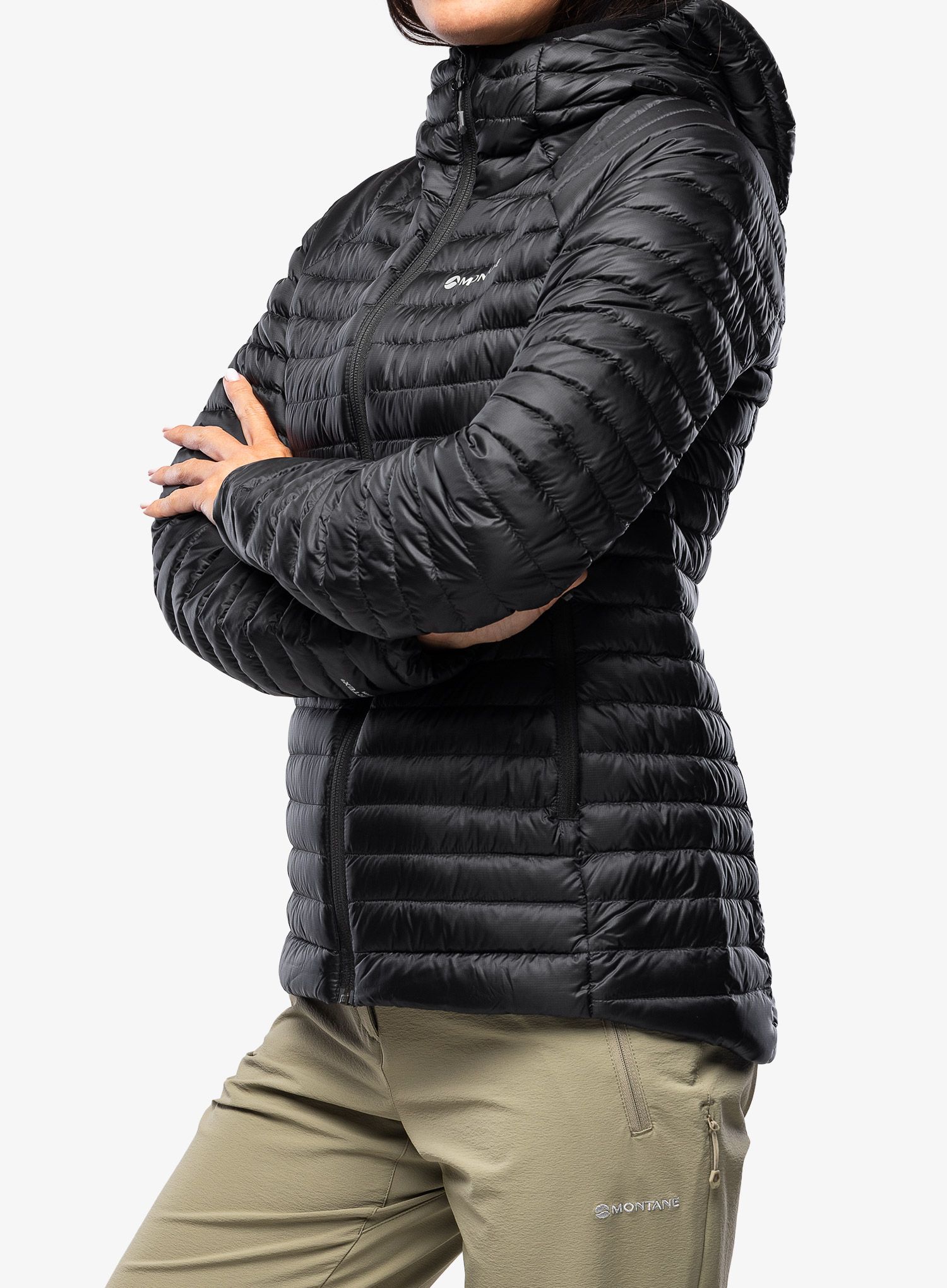 Ženska puhovka Montane Anti-Freeze Lite Hoodie - black