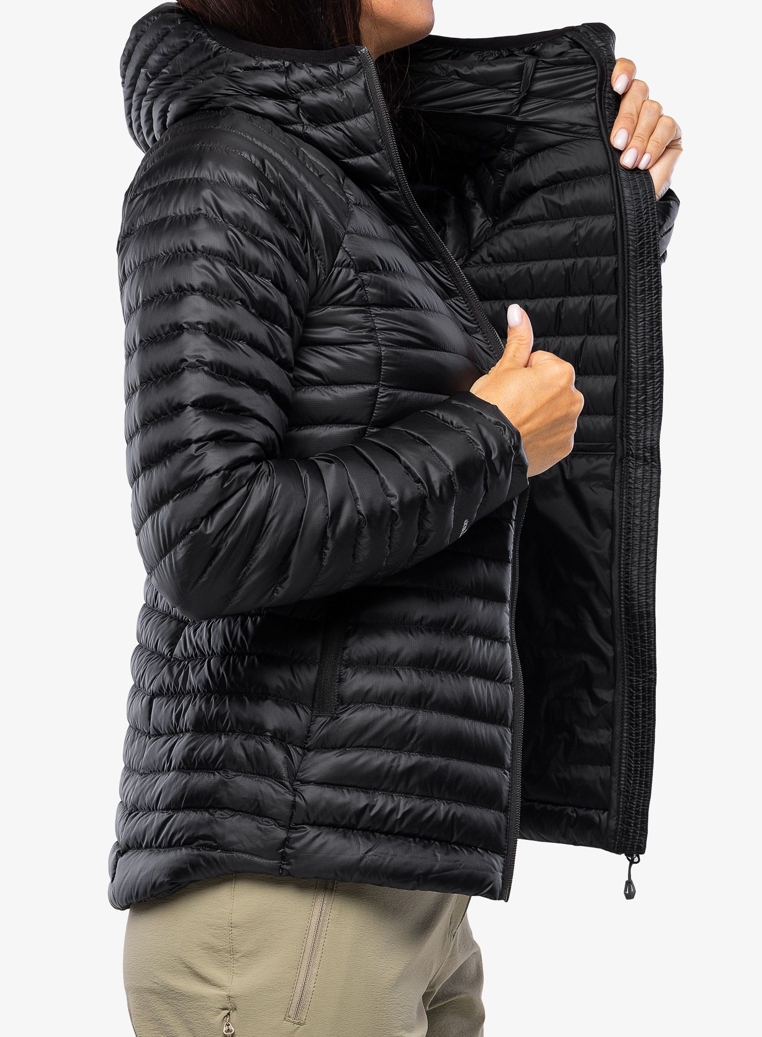 Ženska puhovka Montane Anti-Freeze Lite Hoodie - black