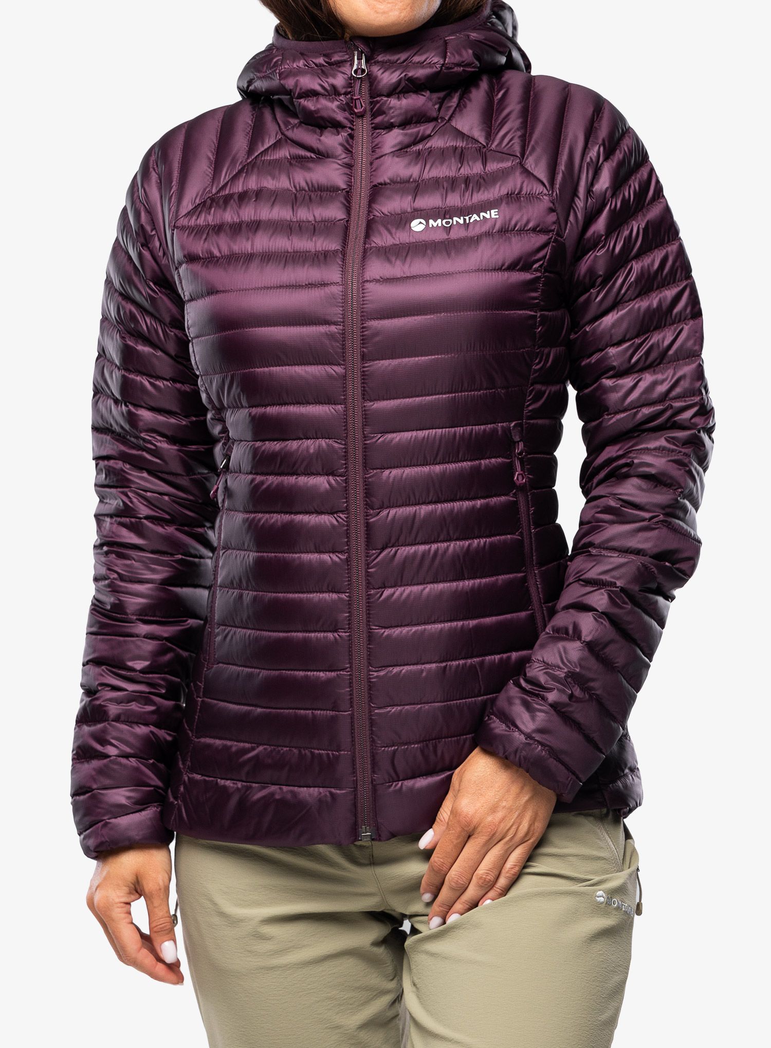 Ženska puhovka Montane Anti-Freeze Lite Hoodie - saskatoon berry