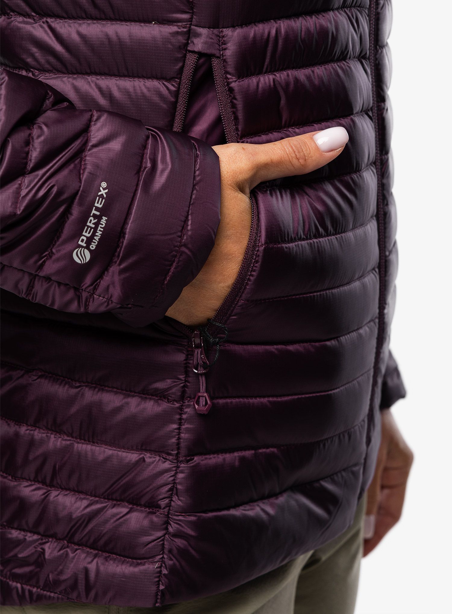 Ženska puhovka Montane Anti-Freeze Lite Hoodie - saskatoon berry