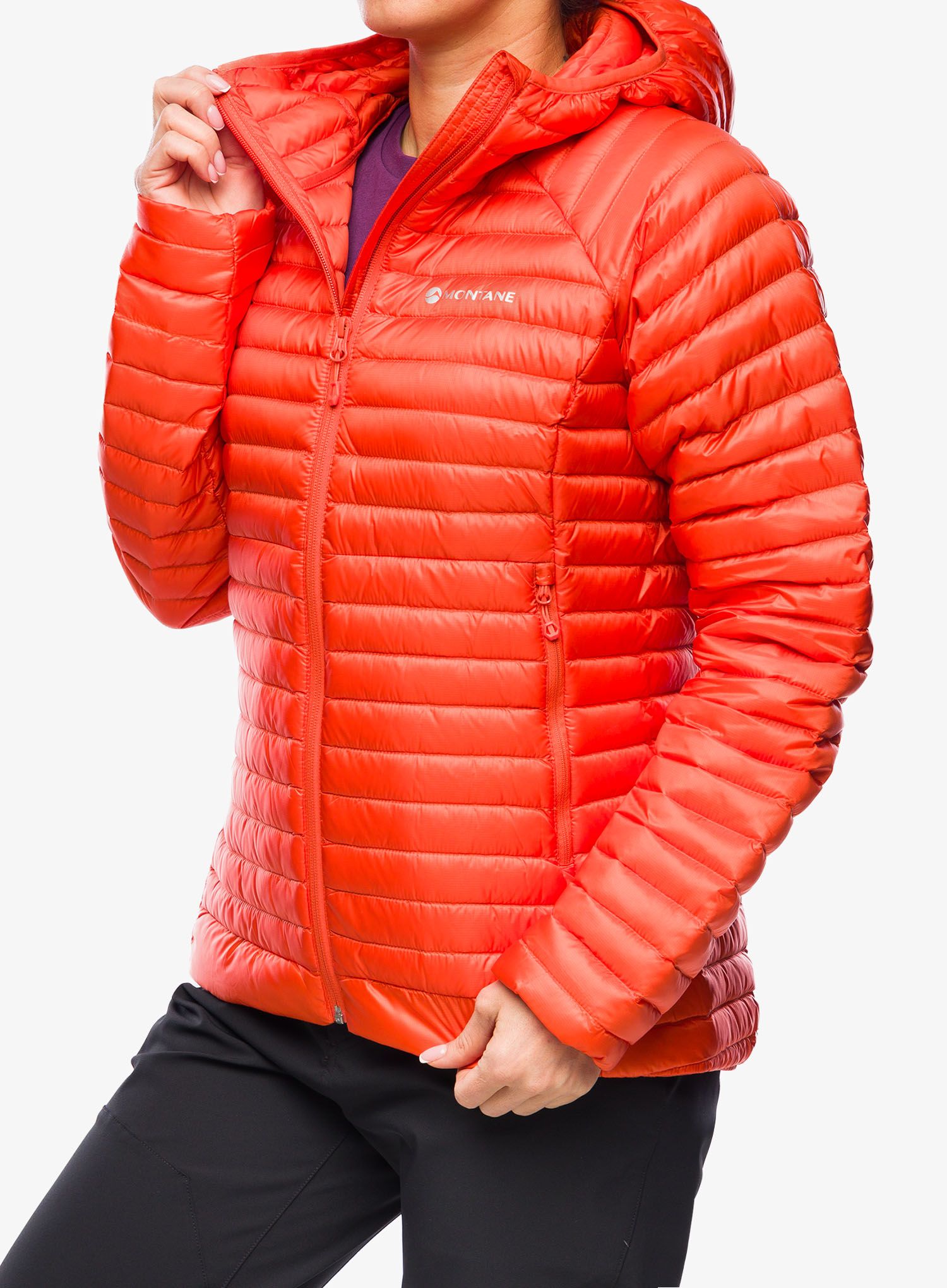 Ženska puhovka Montane Anti-Freeze Lite Hoodie - tigerlily