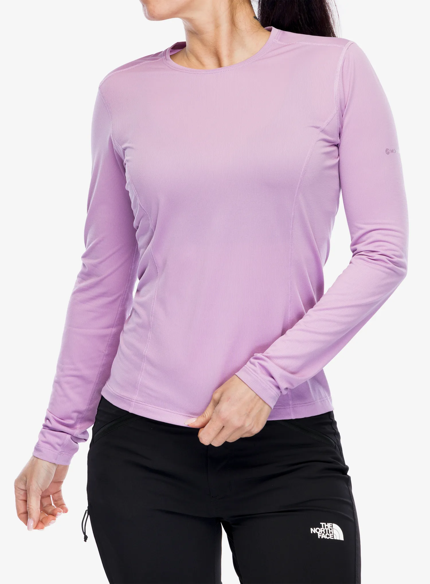 Ženska jopica Montane Dart Lite LS T-Shirt - allium