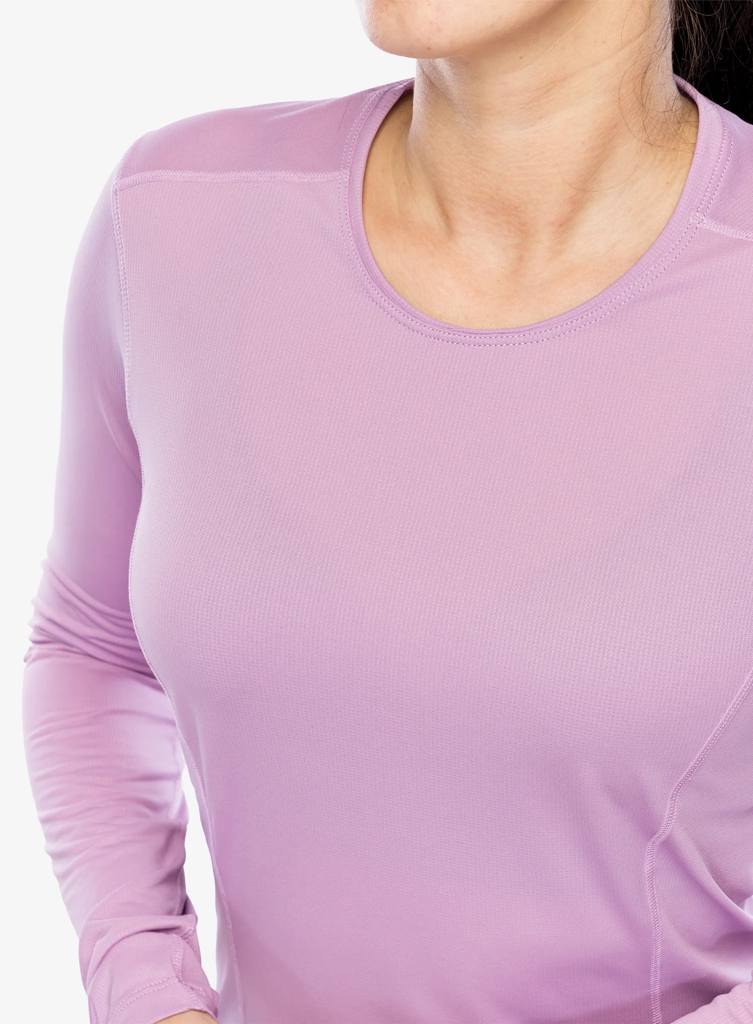 Ženska jopica Montane Dart Lite LS T-Shirt - allium