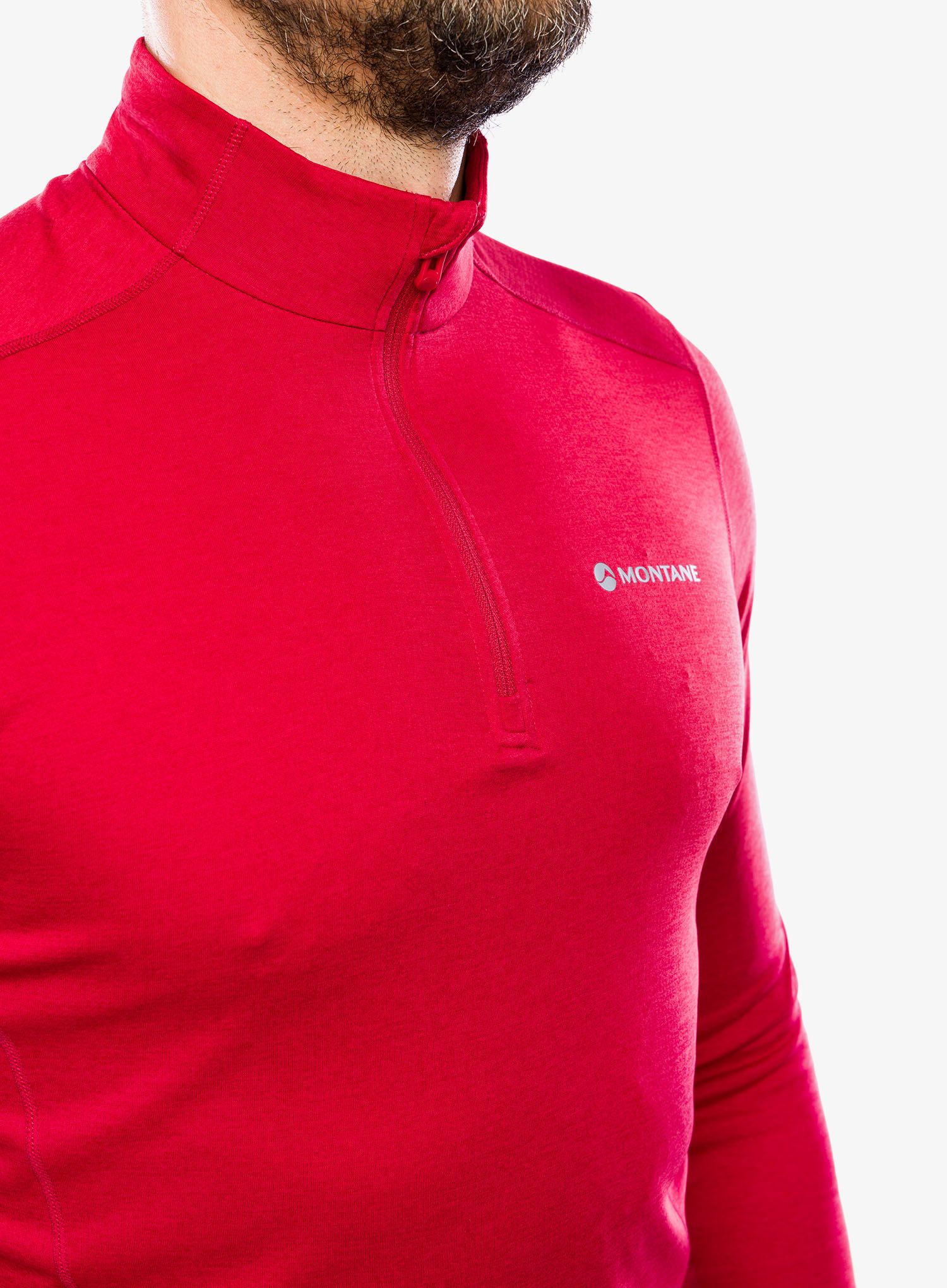 Termo flis jopa Montane Dart Zip Neck - acer red