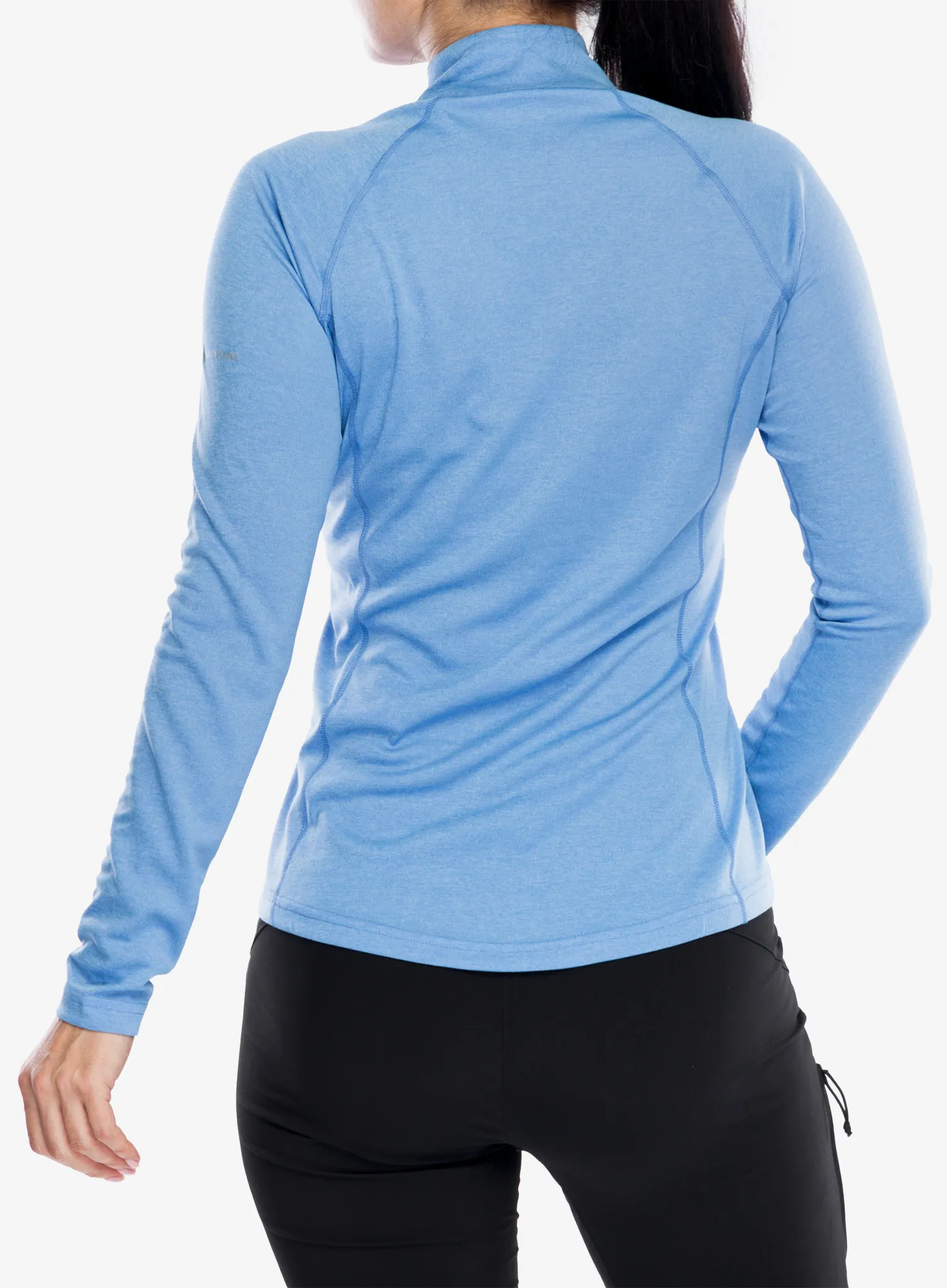 Ženska termo flis jopa Montane Dart Zip Neck - cornflower