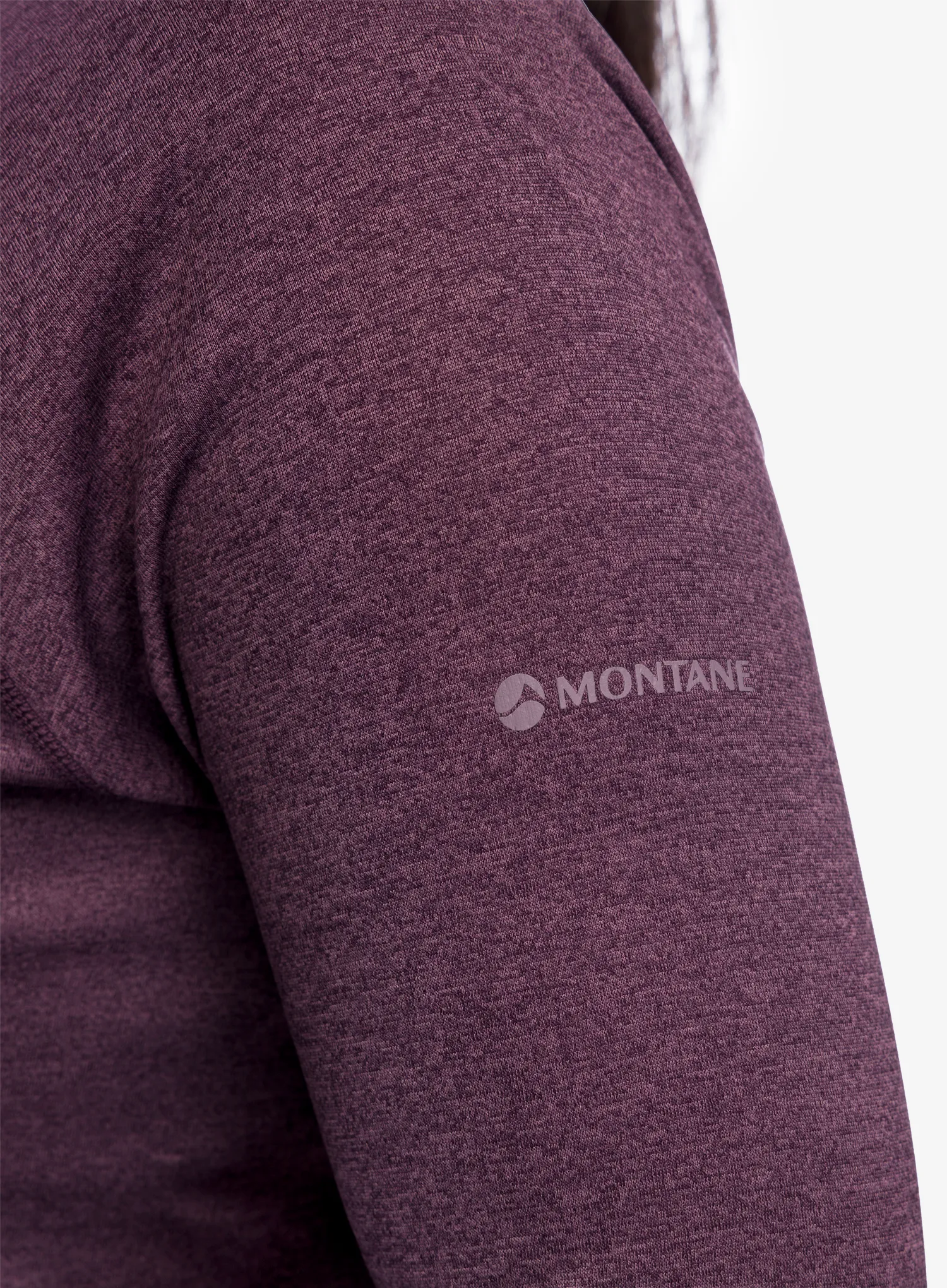 Ženska termo flis jopa Montane Dart Zip Neck - mulberry