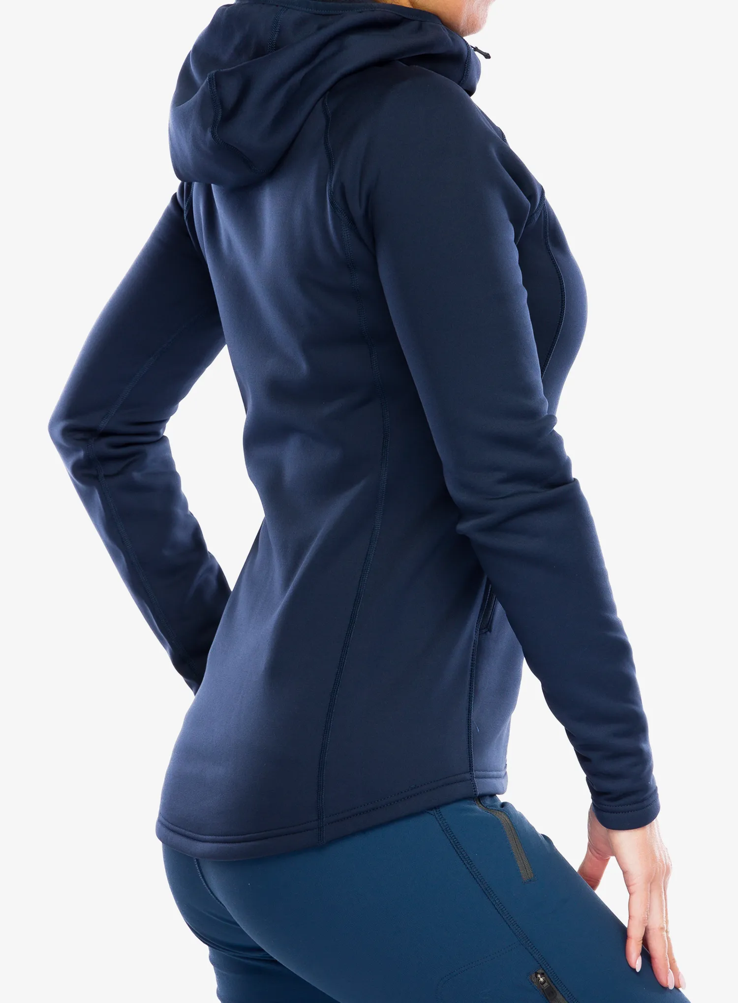 Ženska jopa s kapuco Montane Fury Hoodie - eclipse blue