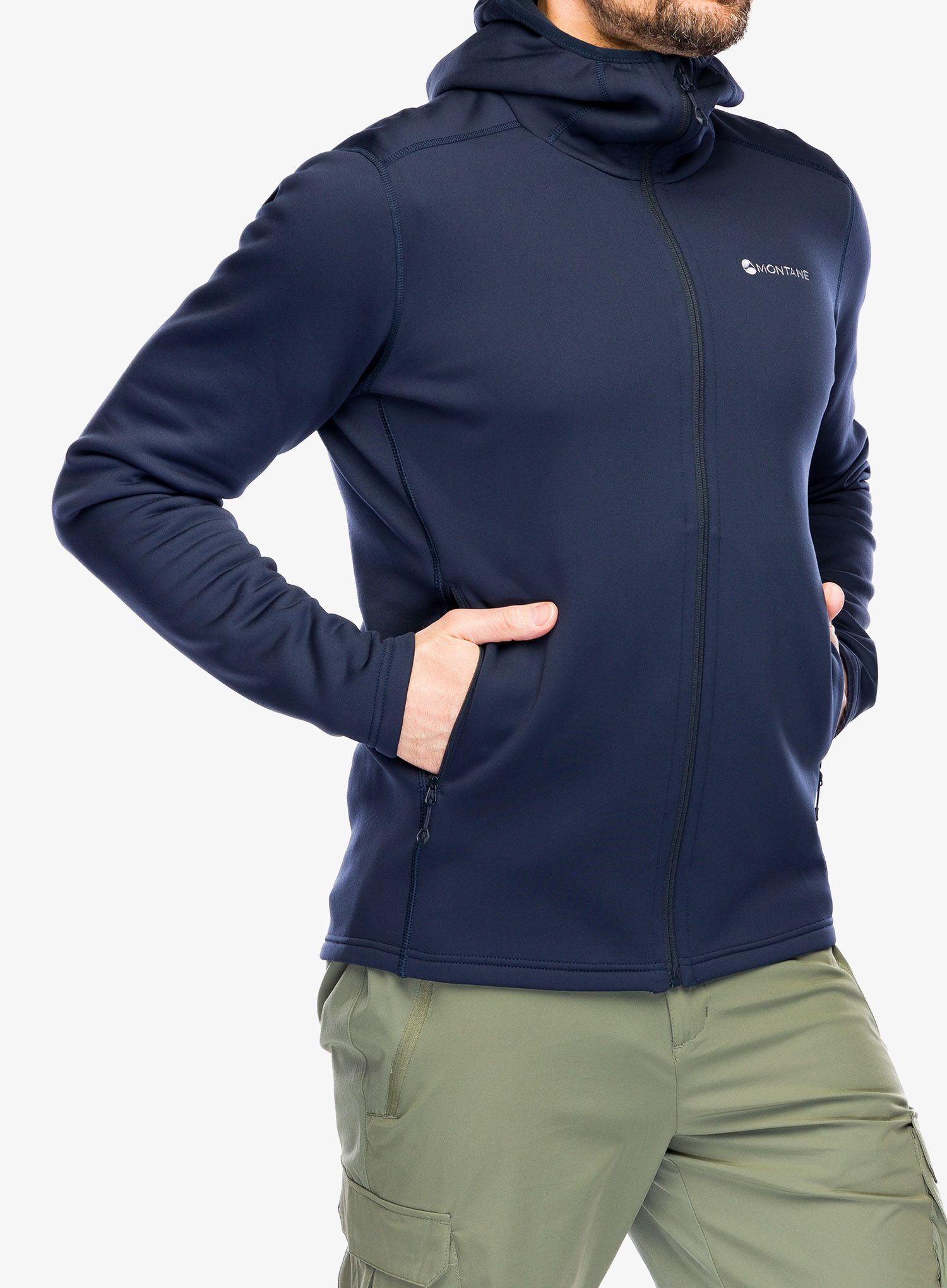 Jopica s kapuco Montane Fury Hoodie - eclipse blue/blue