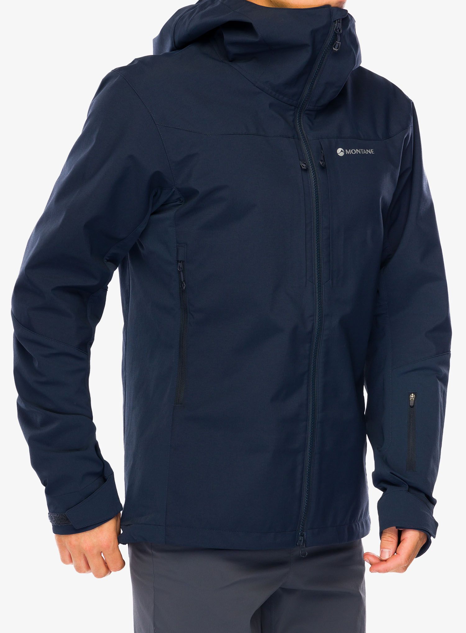 Softshell jakna Montane Nordes Hoodie - eclipse blue