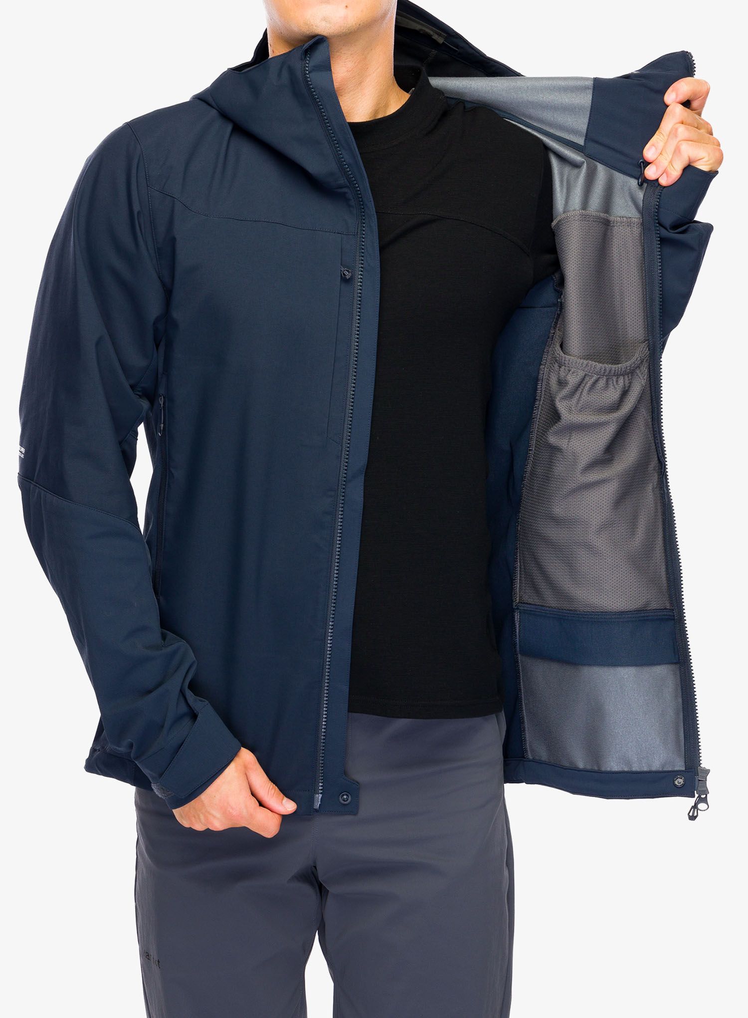 Softshell jakna Montane Nordes Hoodie - eclipse blue