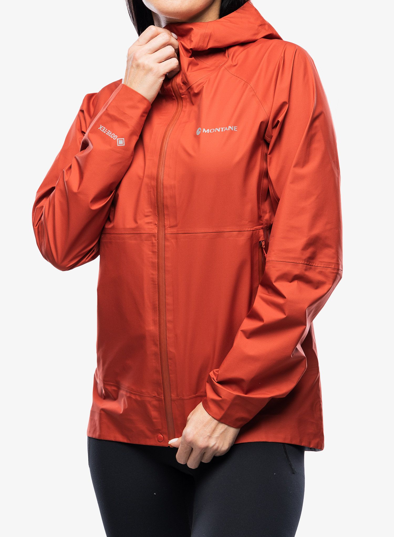 Ženska hardshell jakna Montane Phase Nano Jacket - saffron red
