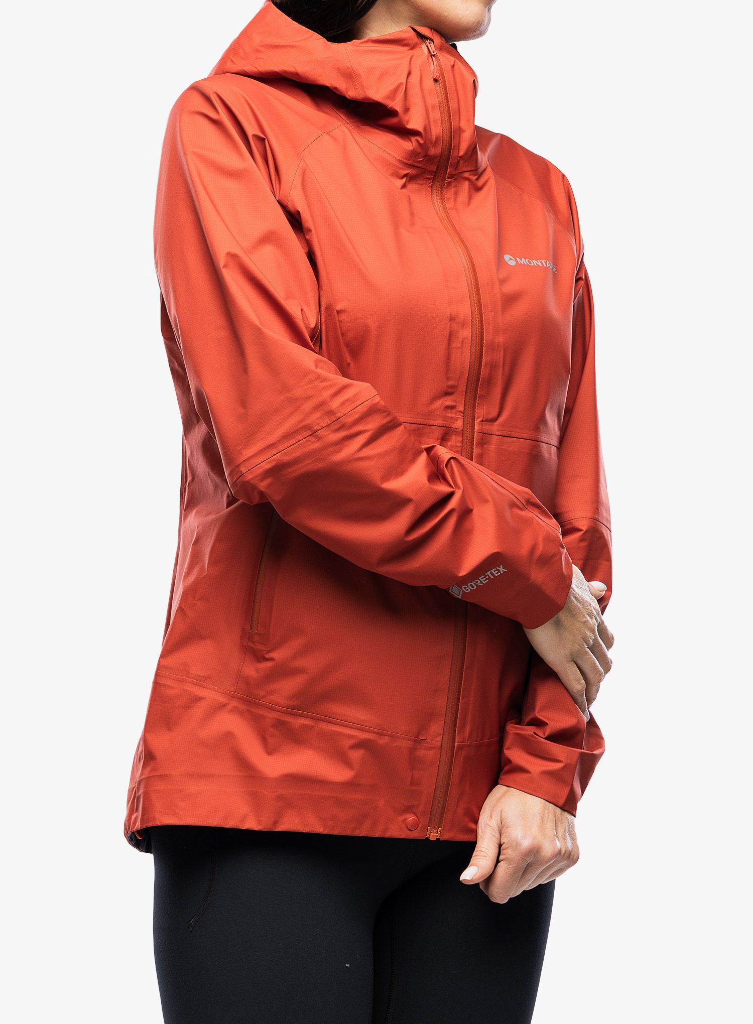 Ženska hardshell jakna Montane Phase Nano Jacket - saffron red