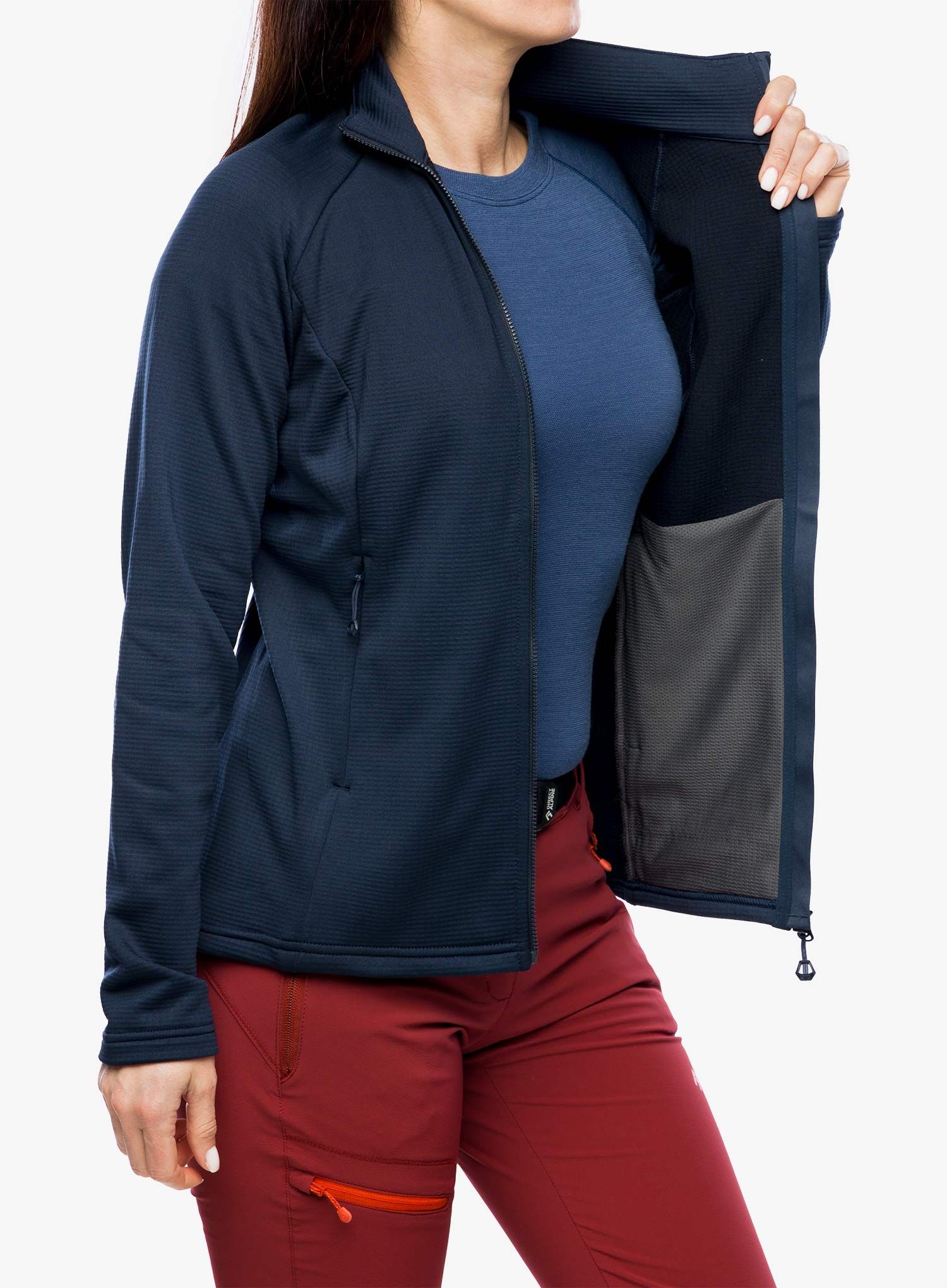 Ženska jopica z zadrgo Montane Protium Jacket - eclipse blue