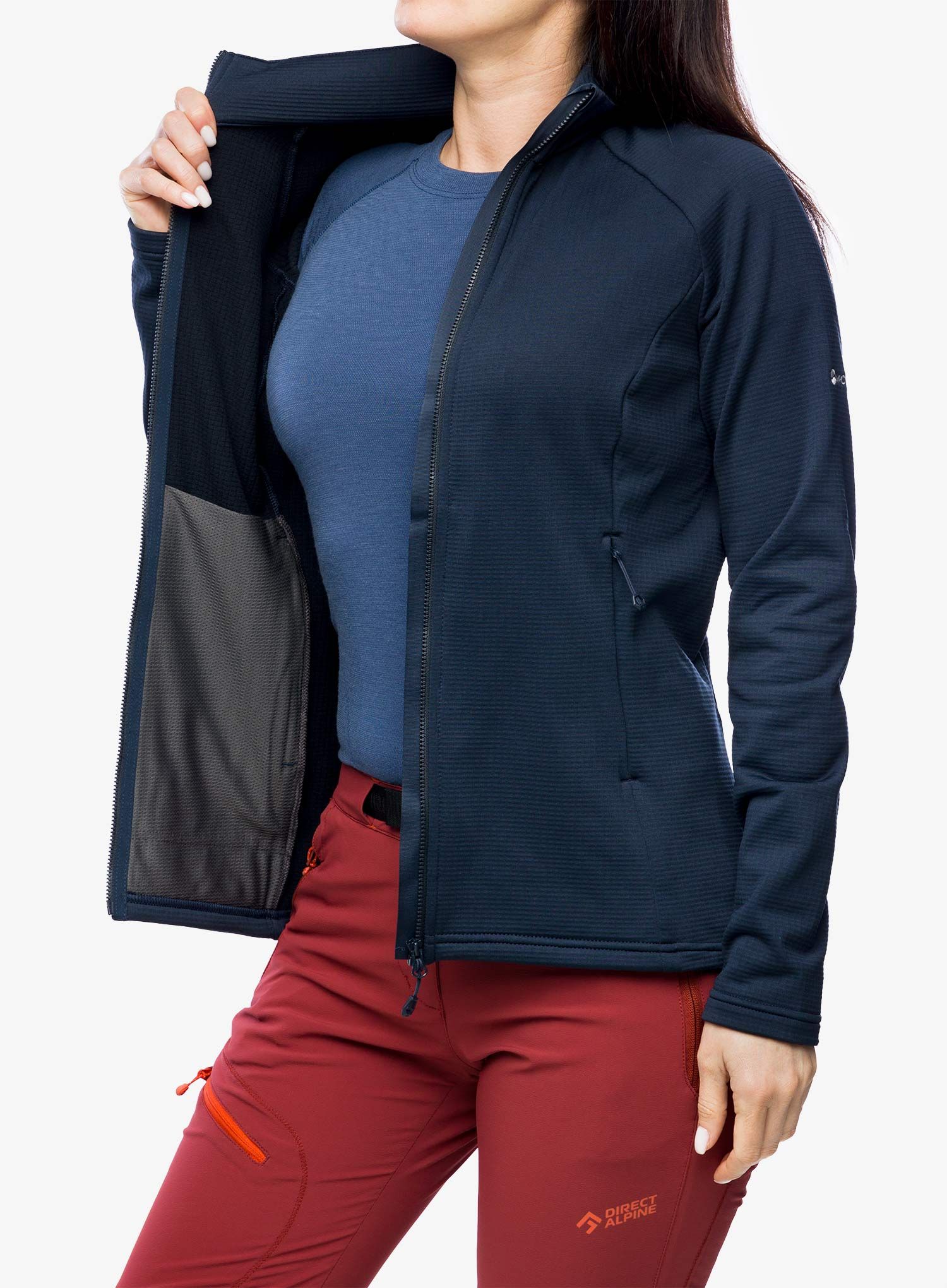 Ženska jopica z zadrgo Montane Protium Jacket - eclipse blue