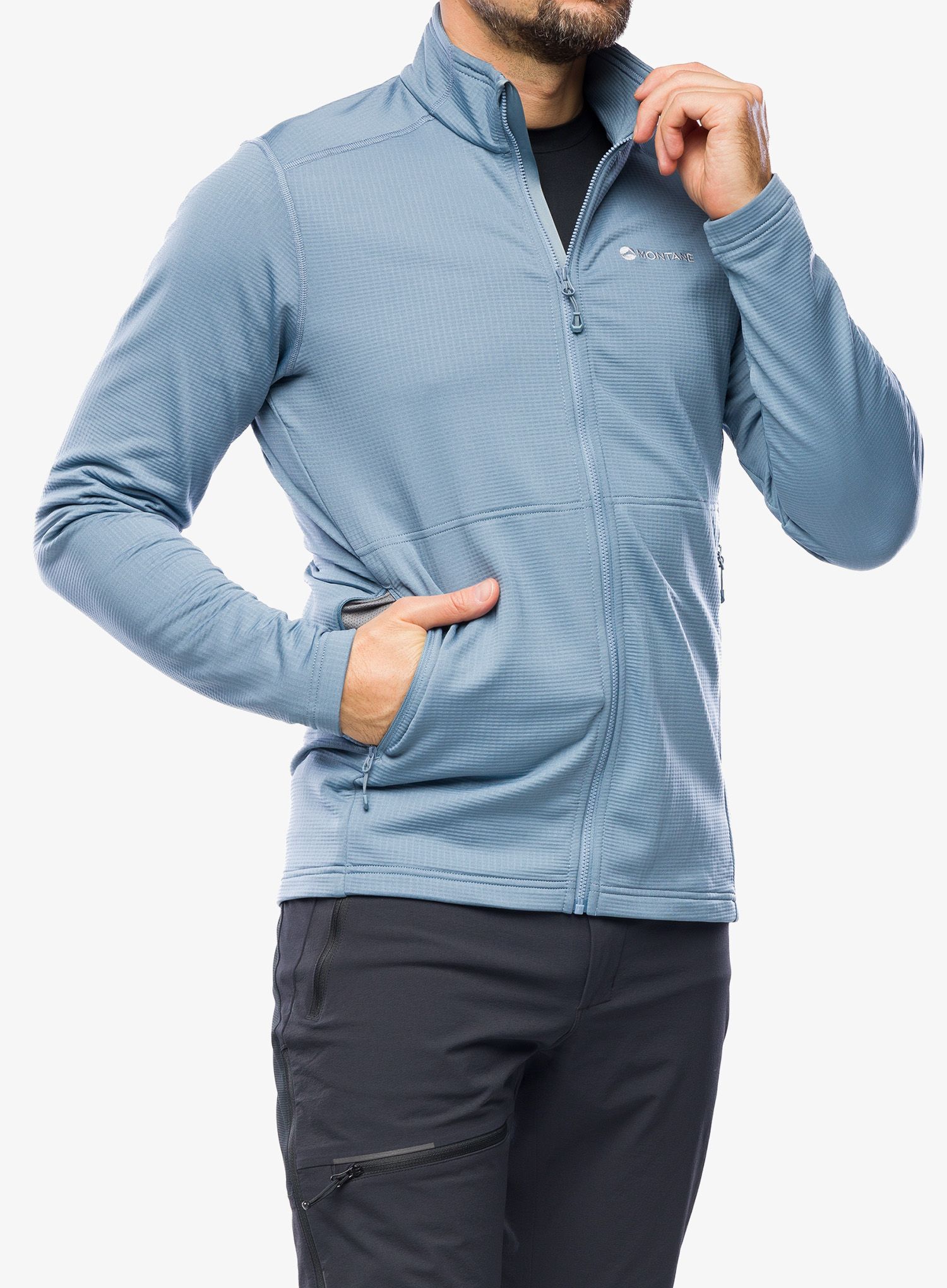 Puloverji brez kapuce Montane Protium Jacket - stone blue