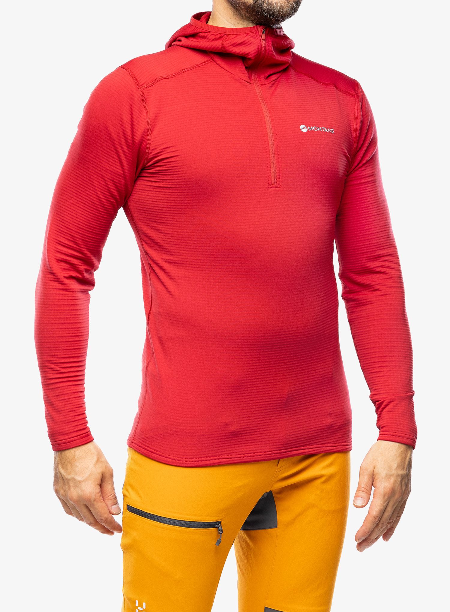 Jopica s kapuco Montane Protium Lite Hoodie - acer red