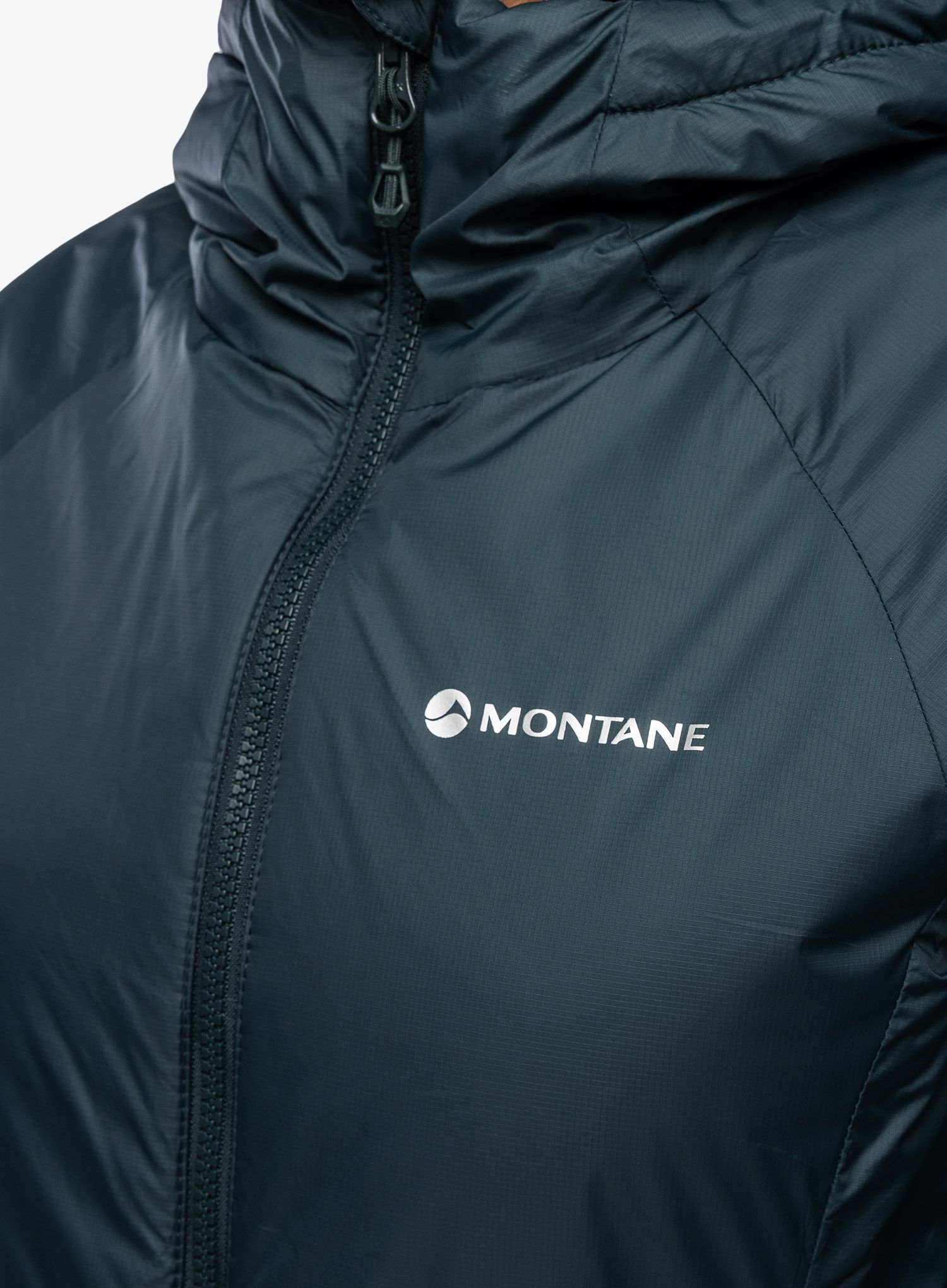 Ženska sintetična jakna Montane Respond Hoodie - deep forest