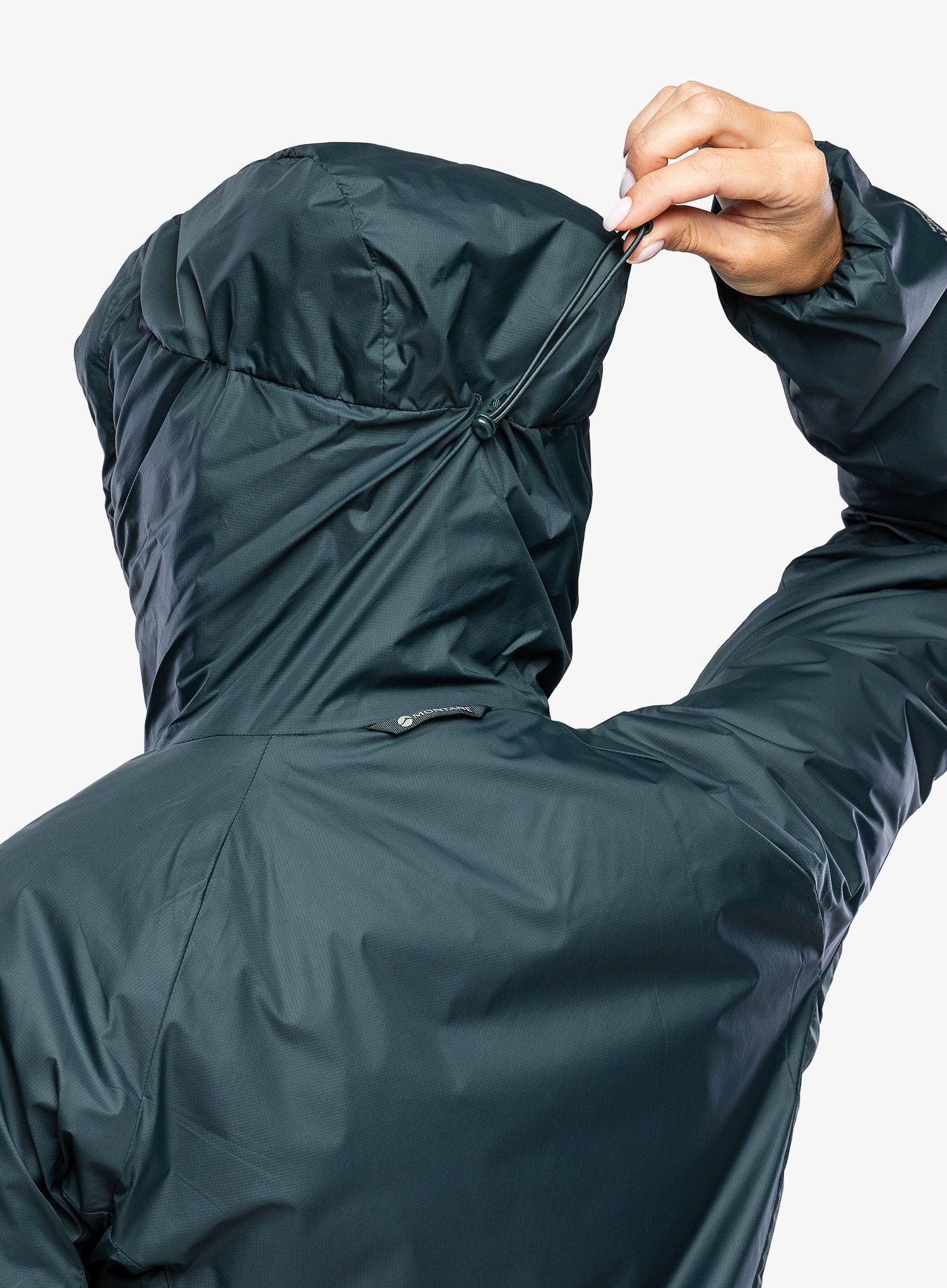 Ženska sintetična jakna Montane Respond Hoodie - deep forest