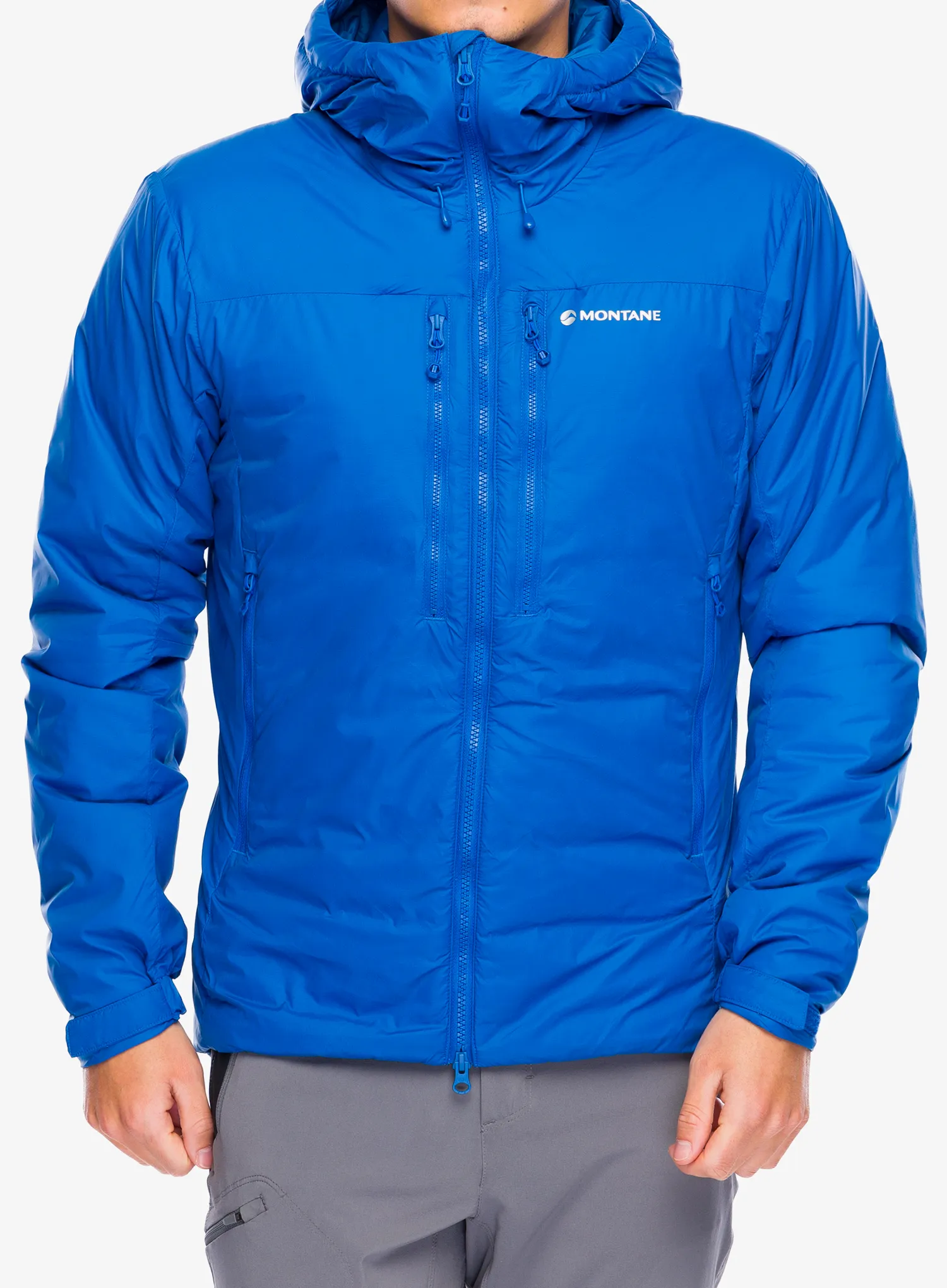 Sintetična jakna Montane Respond XT Hoodie - neptune blue