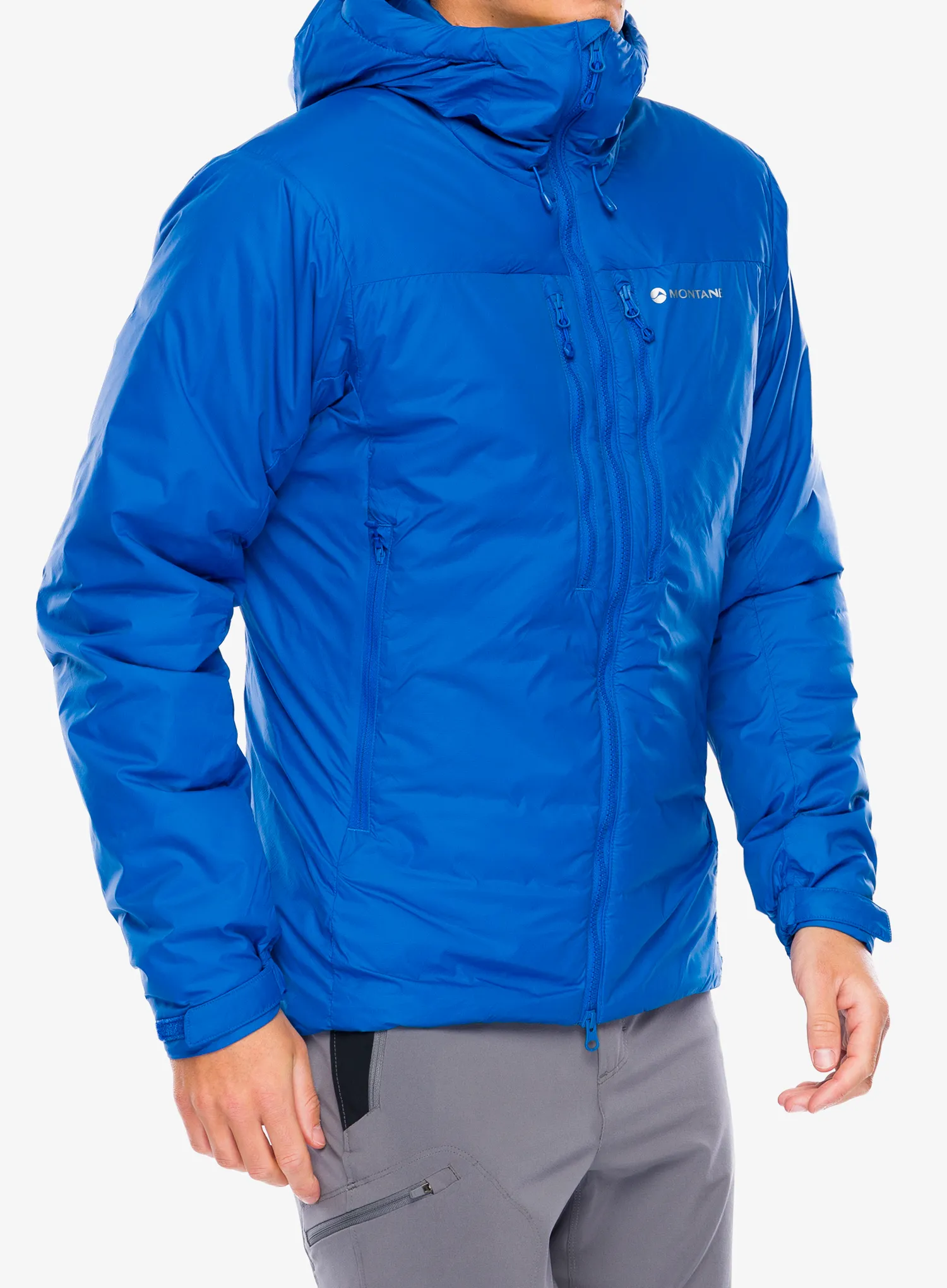 Sintetična jakna Montane Respond XT Hoodie - neptune blue