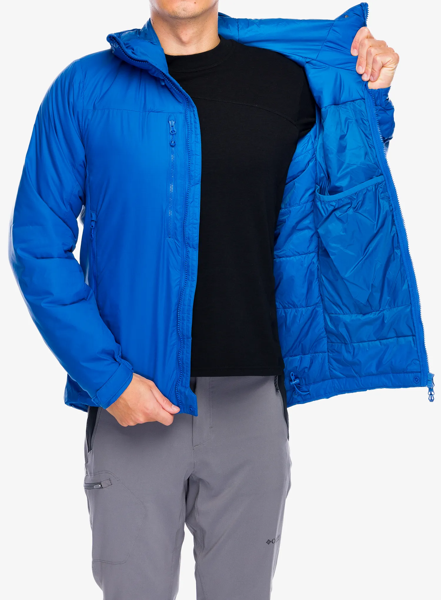 Sintetična jakna Montane Respond XT Hoodie - neptune blue