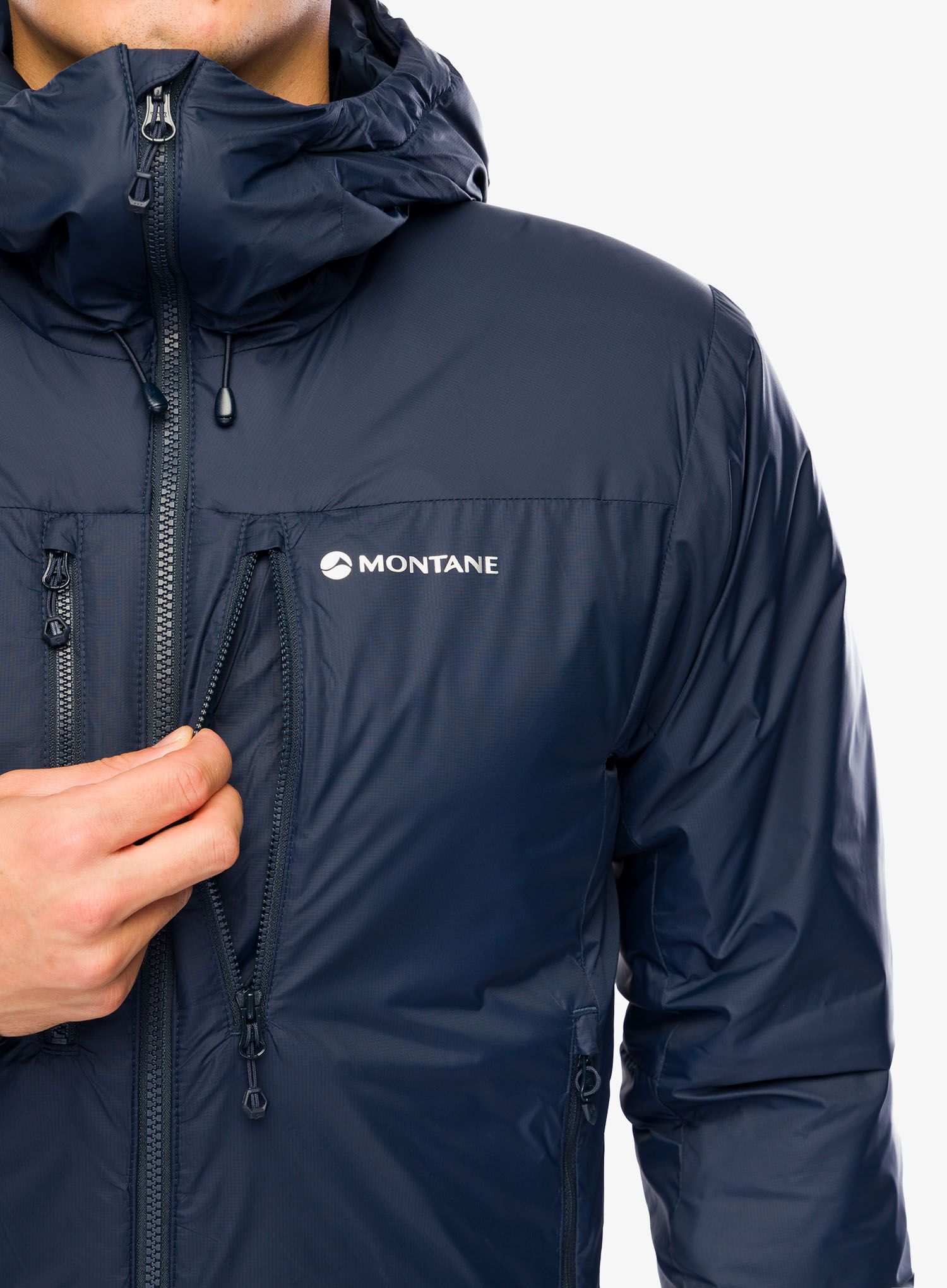 Sintetična jakna Montane Respond XT Hoodie - eclipse blue
