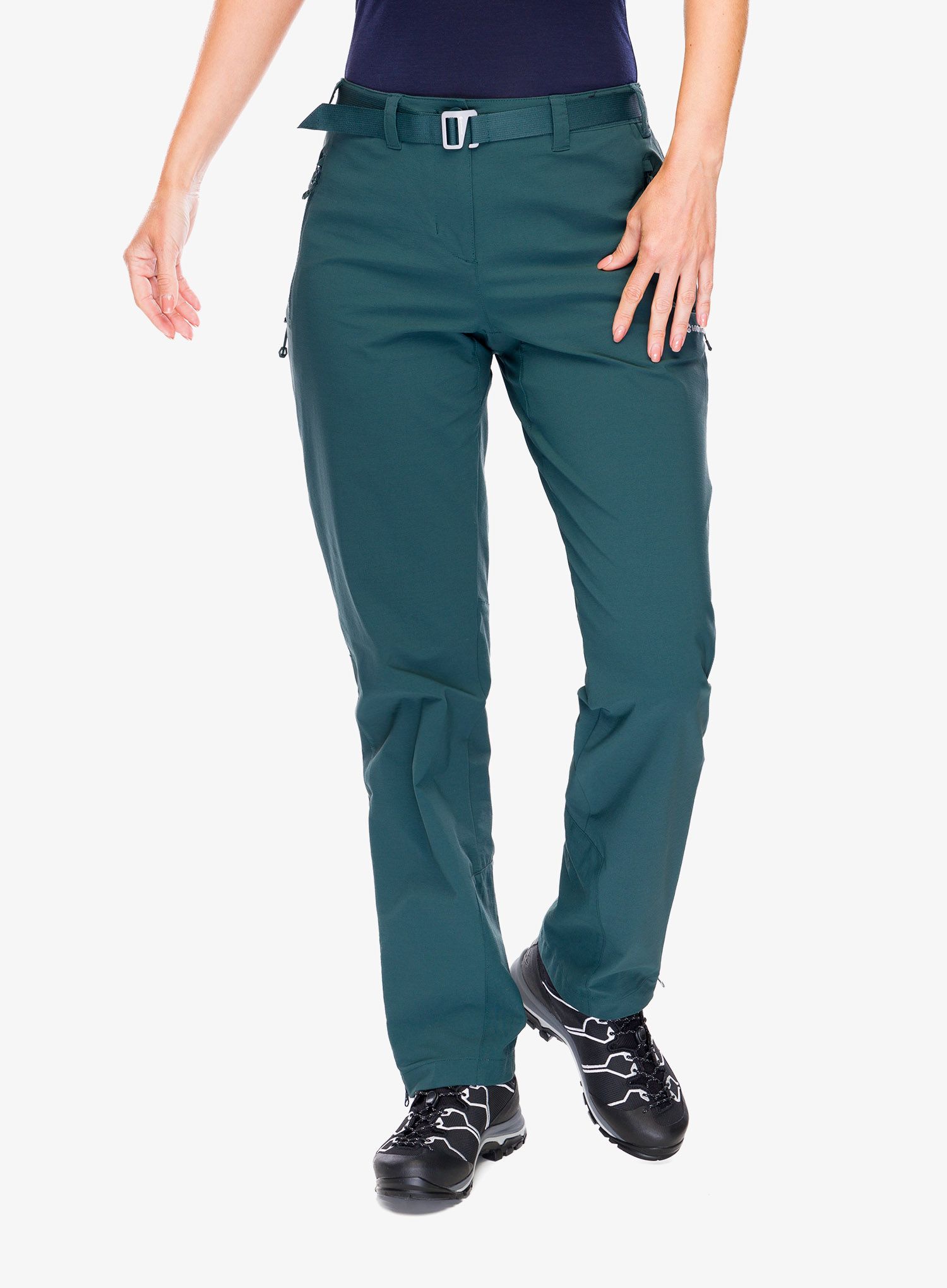 Ženske pohodniške hlače Montane Terra Stretch Pants - deep forest