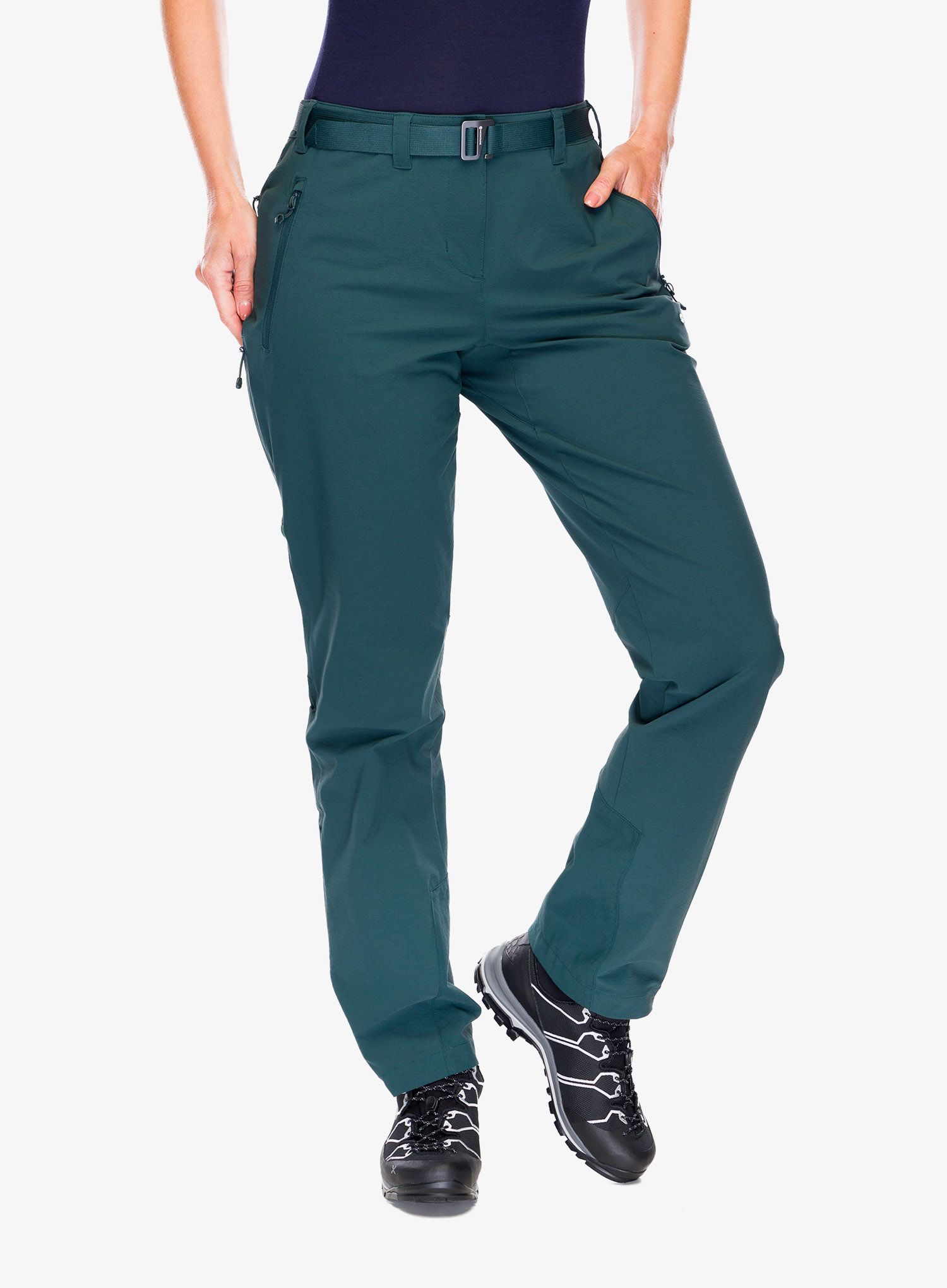 Ženske pohodniške hlače Montane Terra Stretch Pants - deep forest