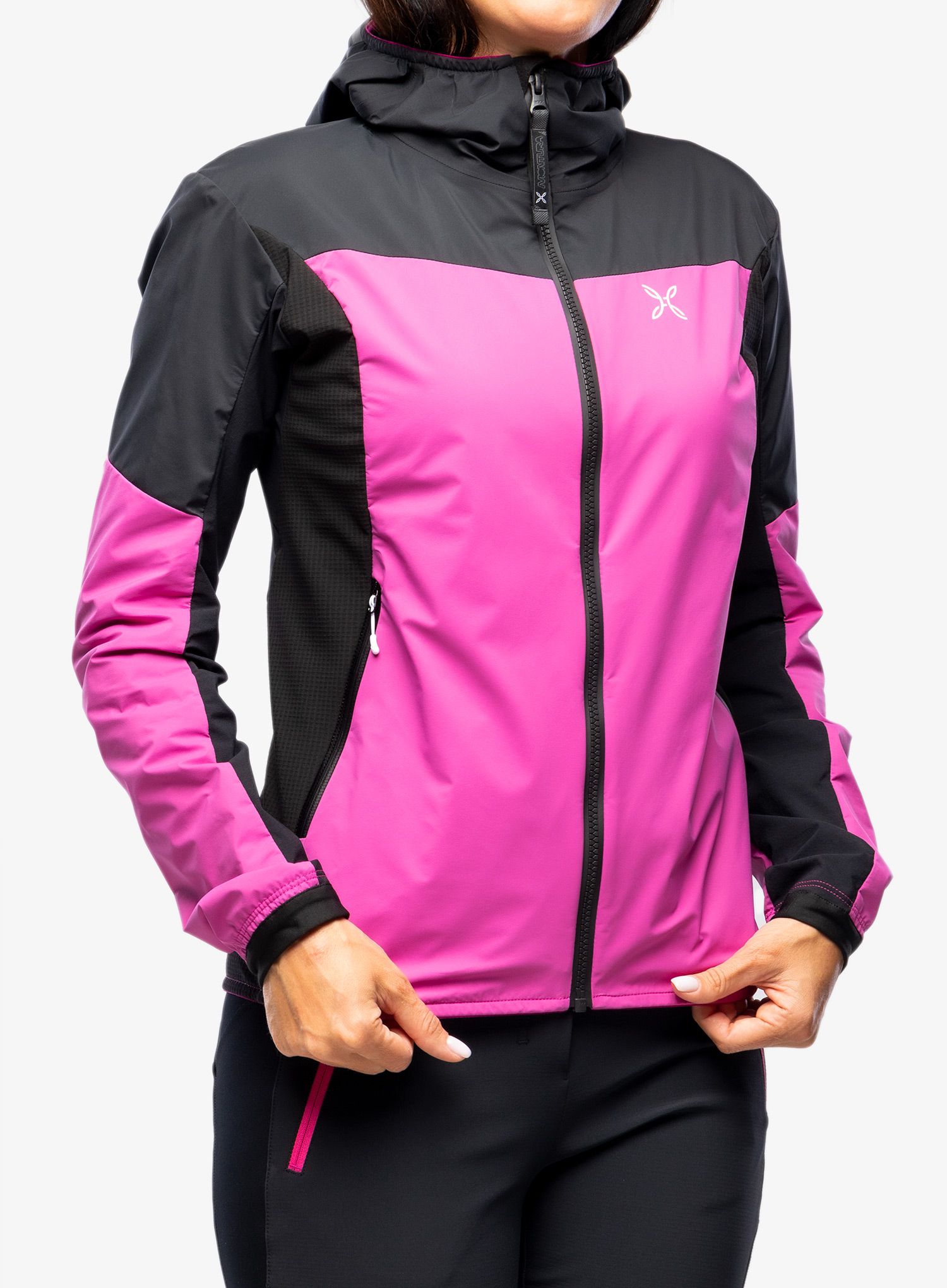 Ženska softshell jakna Montura Air Action Hybrid Jacket - intense violet