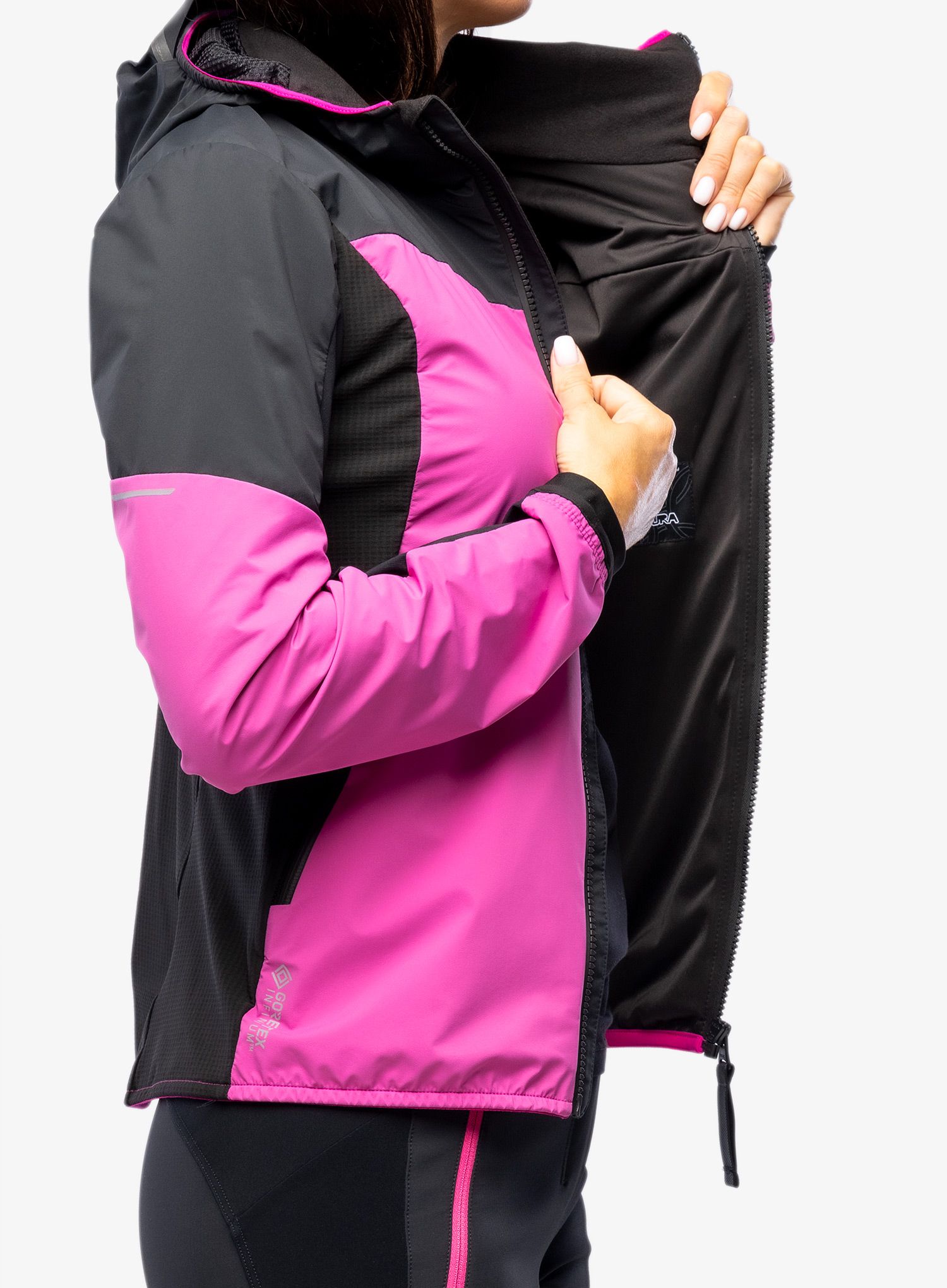 Ženska softshell jakna Montura Air Action Hybrid Jacket - intense violet