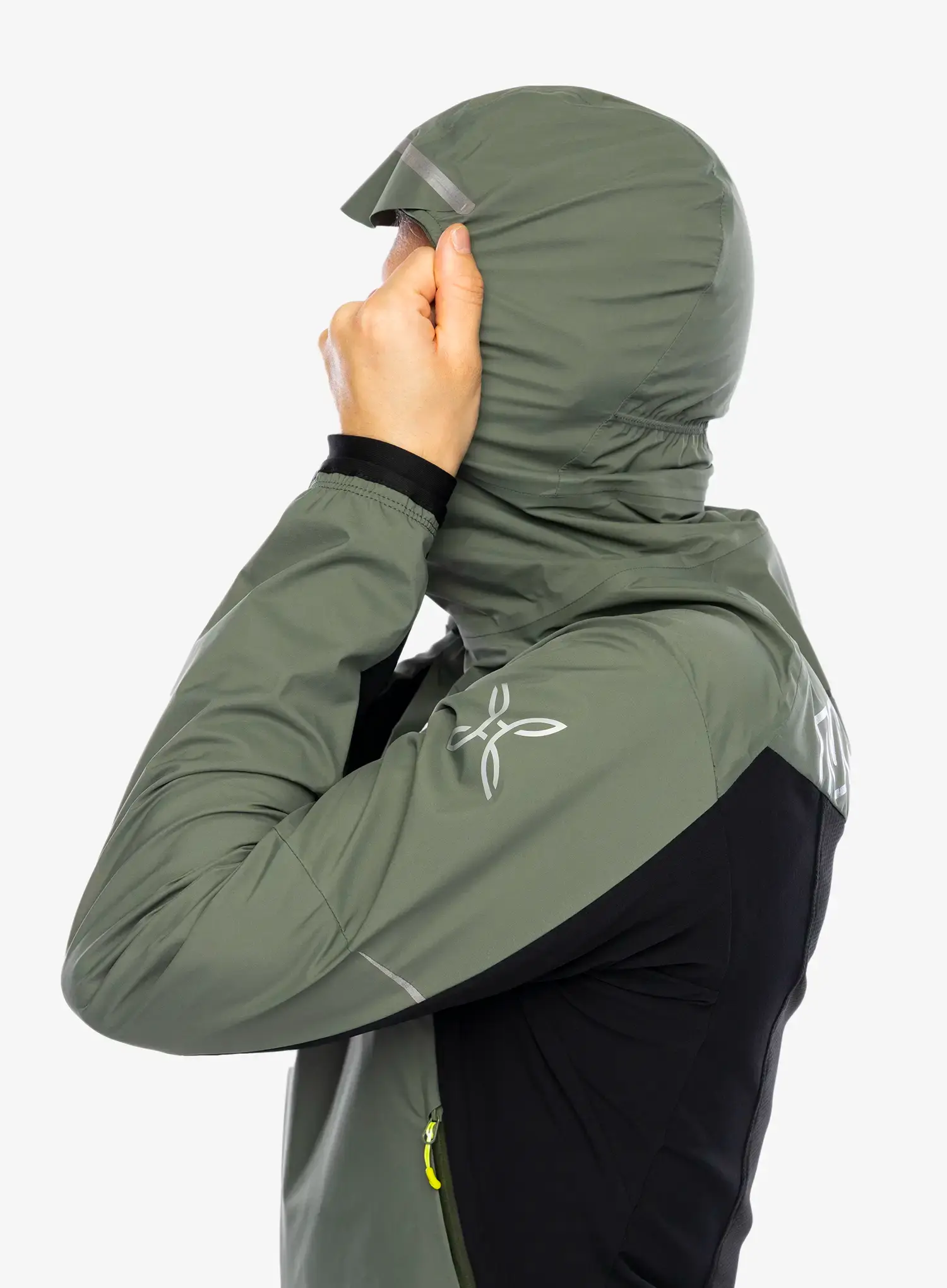 Softshell jakna Montura Air Action Hybrid Jacket - sage green/lime green