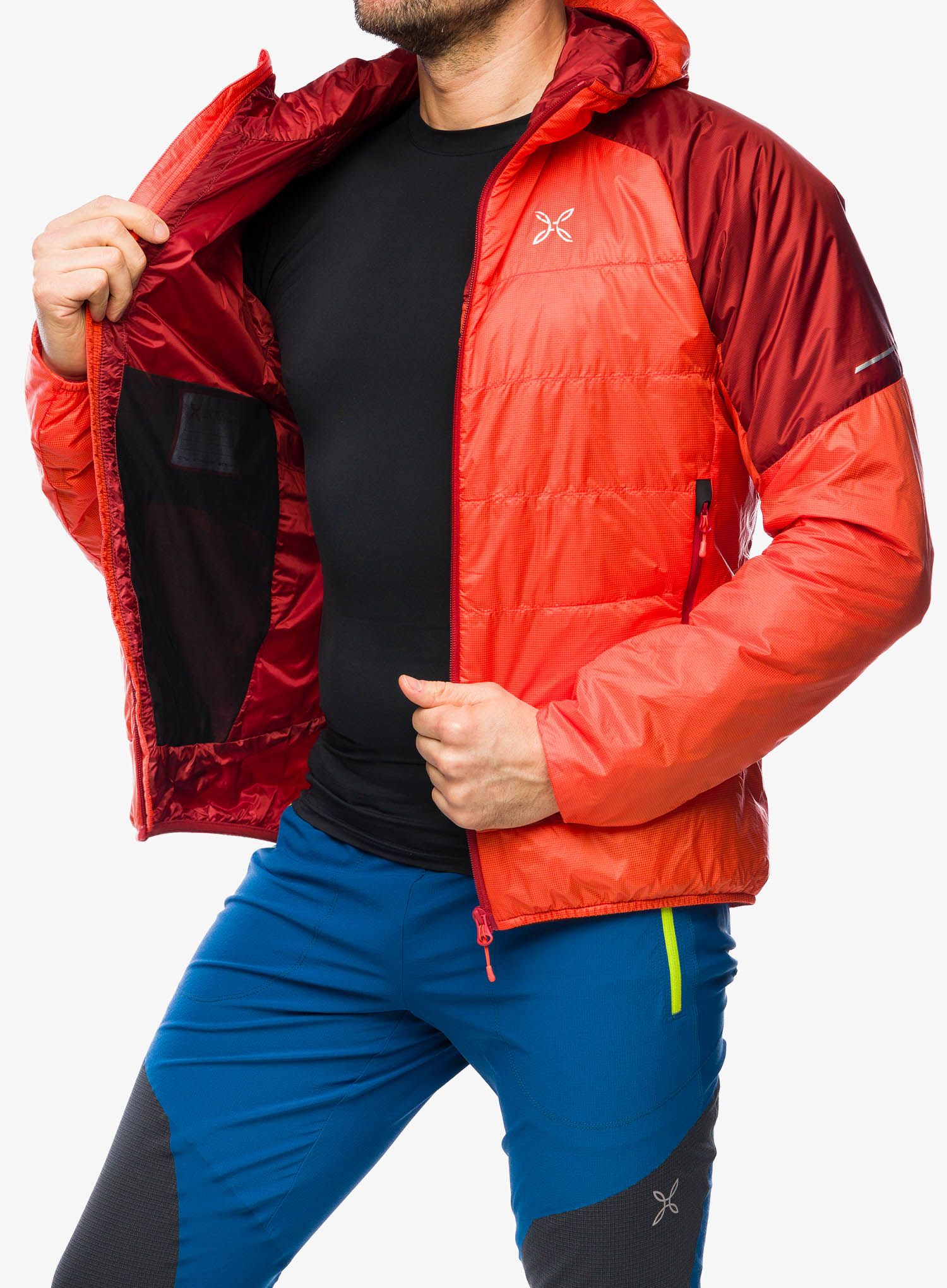 Jakna za turno smučanje Montura Alltrack 2 Jacket - bright orange/tobacco