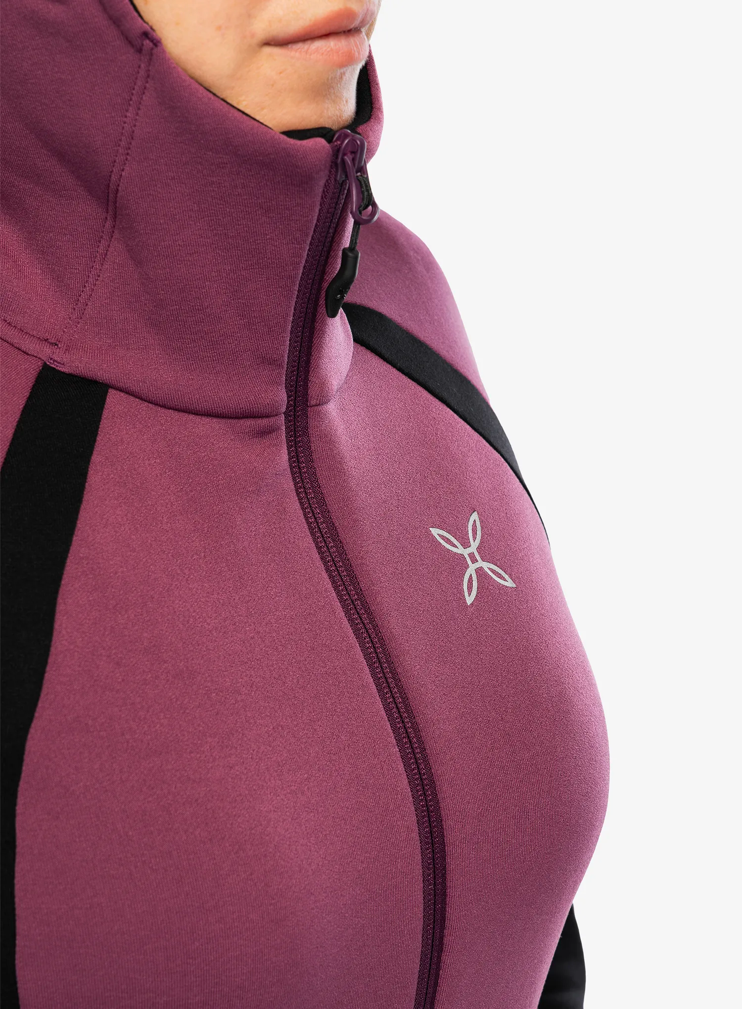 Ženski flis Montura Altitude Maglia - wine red/light rose