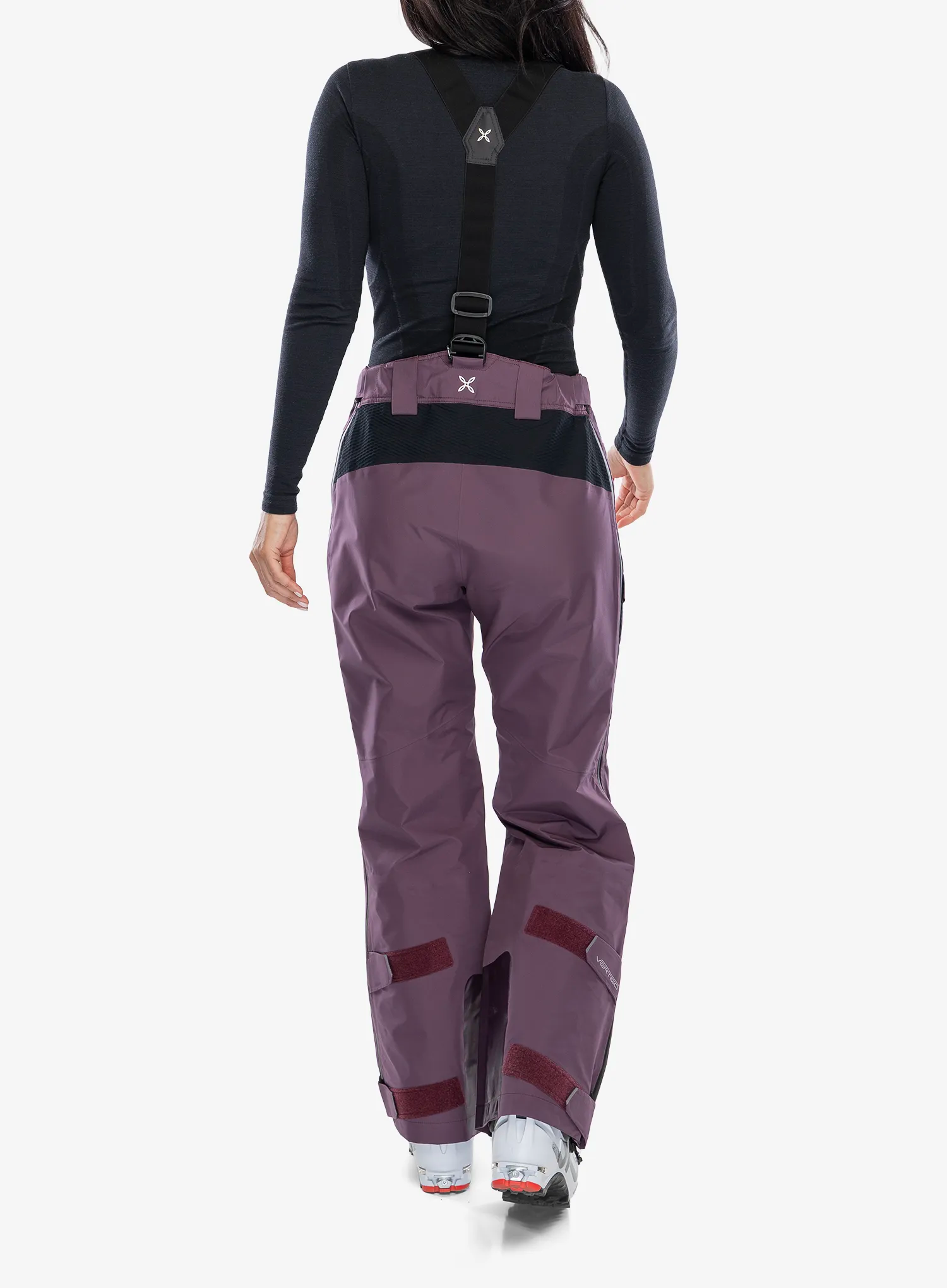 Ženske GORE-TEX hlače Montura Cliff Cover Pants - wine red/sage green