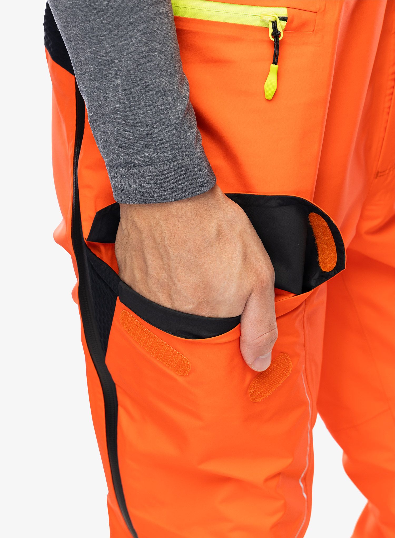 GORE TEX hlače Montura Cliff Cover Pants - orange/verde lime