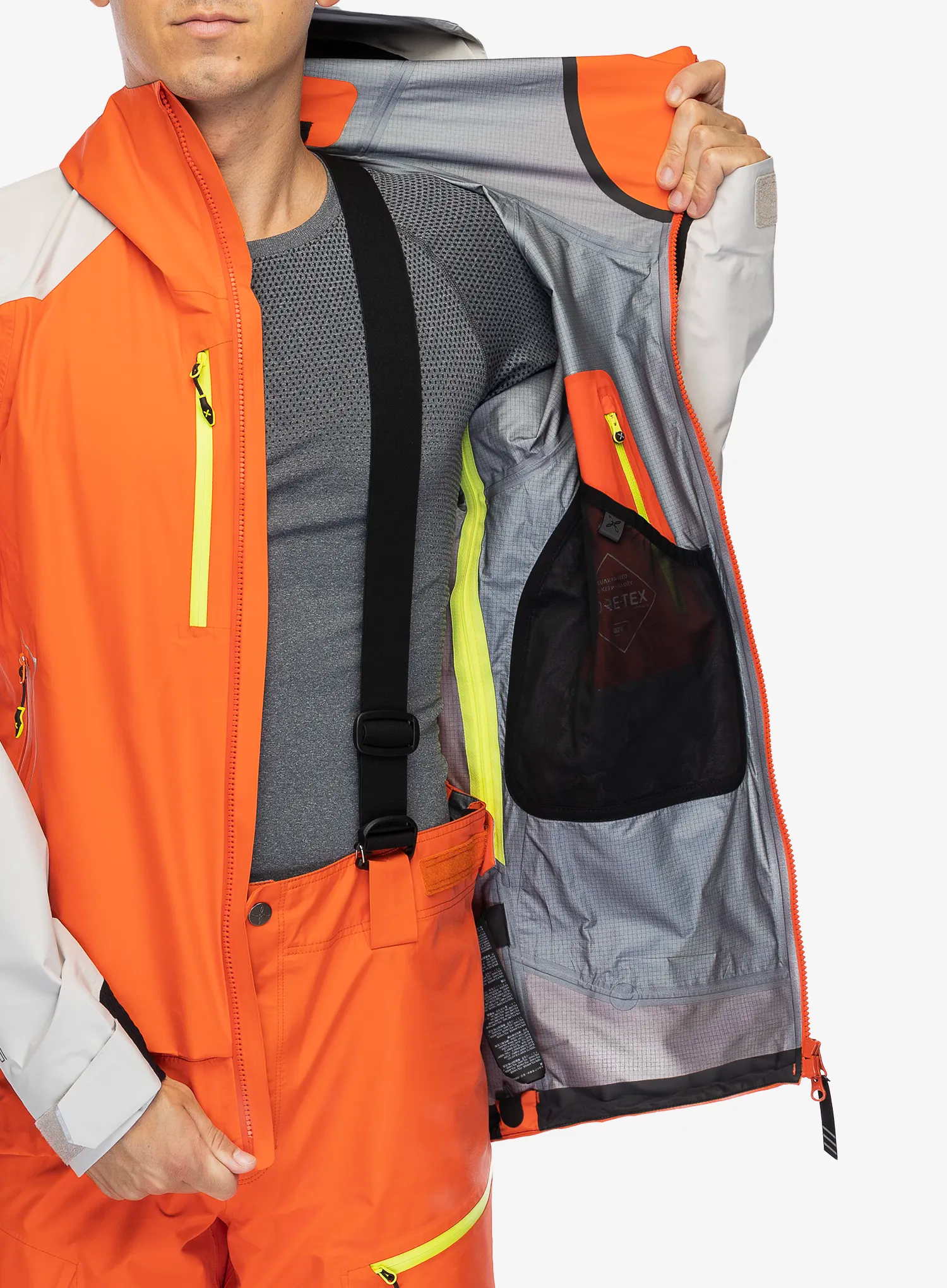 GORE-TEX jakna Montura Cliff Jacket - orange/verde lime