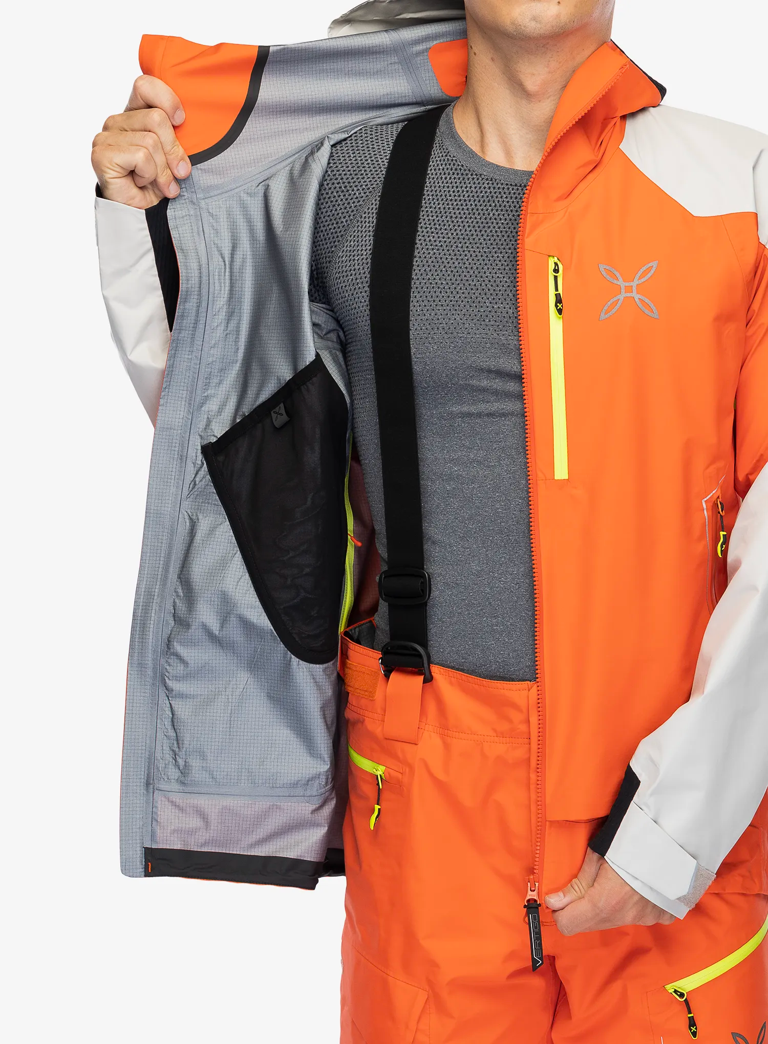 GORE-TEX jakna Montura Cliff Jacket - orange/verde lime